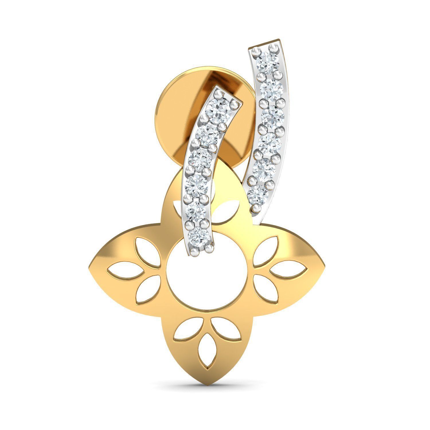 Women Ring Earrings Pendant set 3dm stl 3mf glb render details 3D print model_14