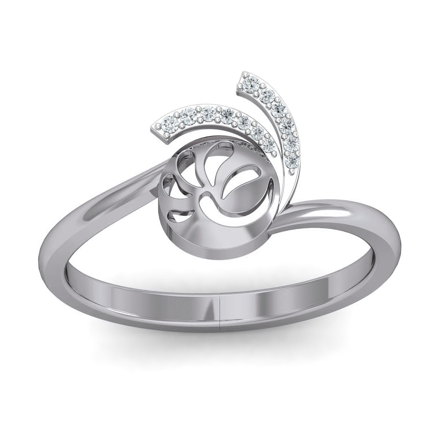 Women Ring Earrings Pendant set 3dm stl 3mf glb render details 3D print model_24