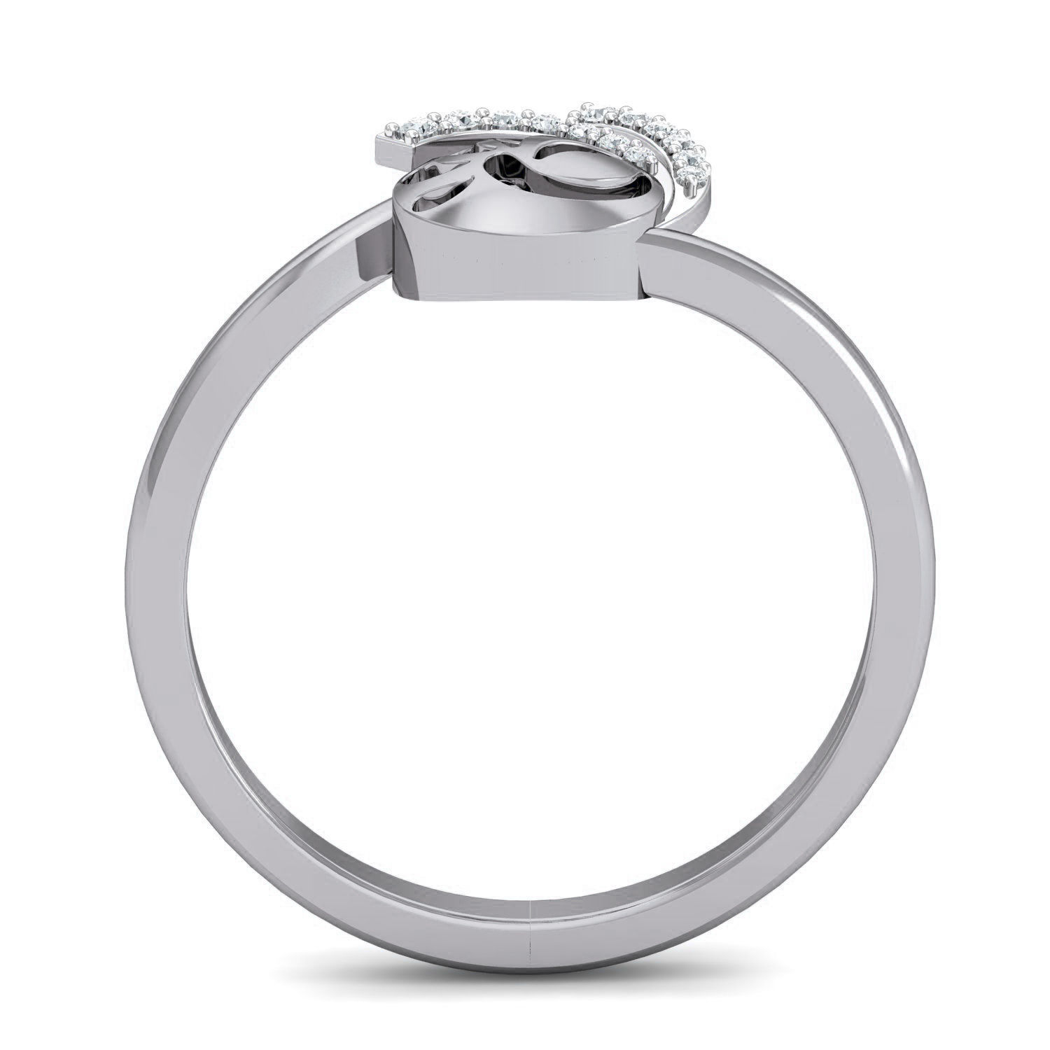 Women Ring Earrings Pendant set 3dm stl 3mf glb render details 3D print model_27