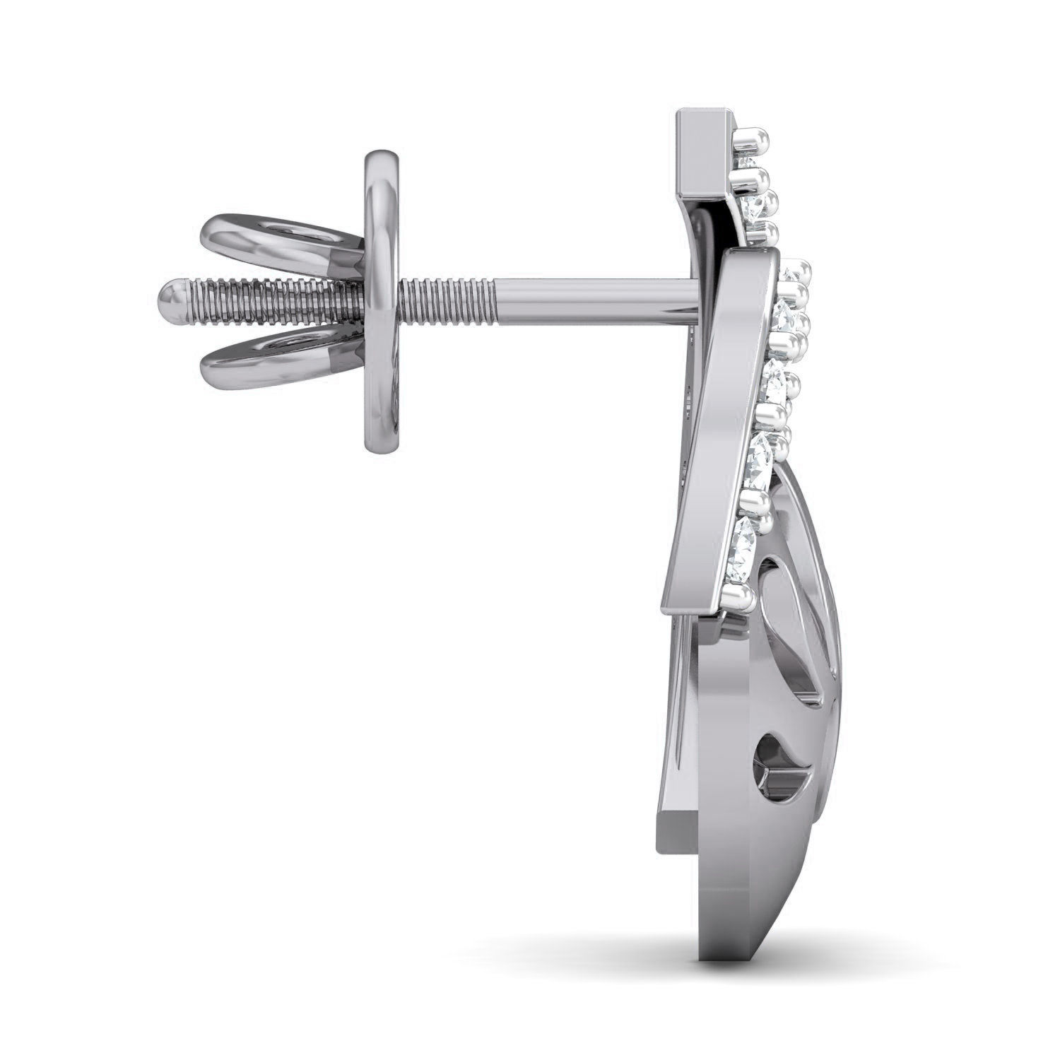 Women Ring Earrings Pendant set 3dm stl 3mf glb render details 3D print model_17