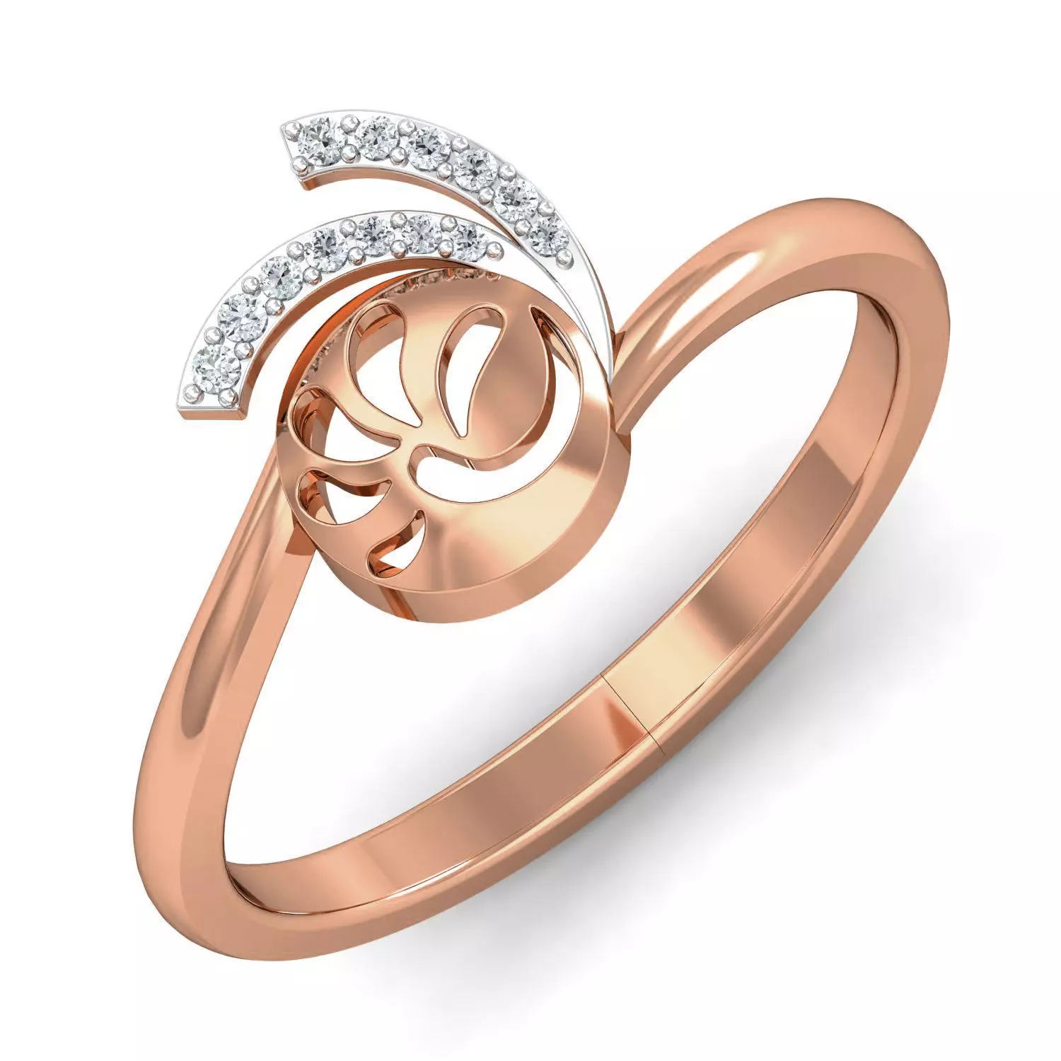 Women Ring Earrings Pendant set 3dm stl 3mf glb render details 3D print model_0