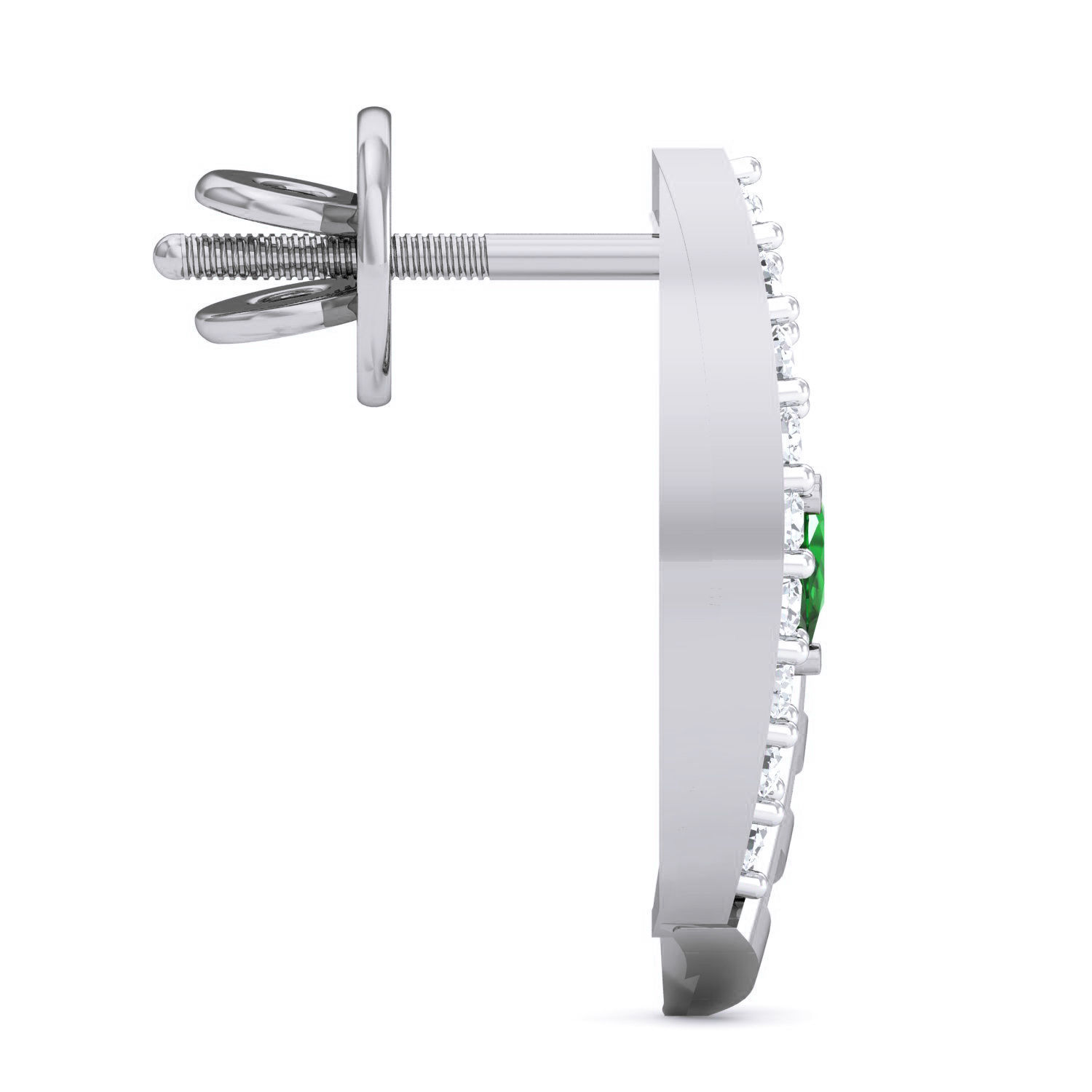 Women Ring Earrings Pendant set 3dm stl 3mf glb render details 3D print model_18