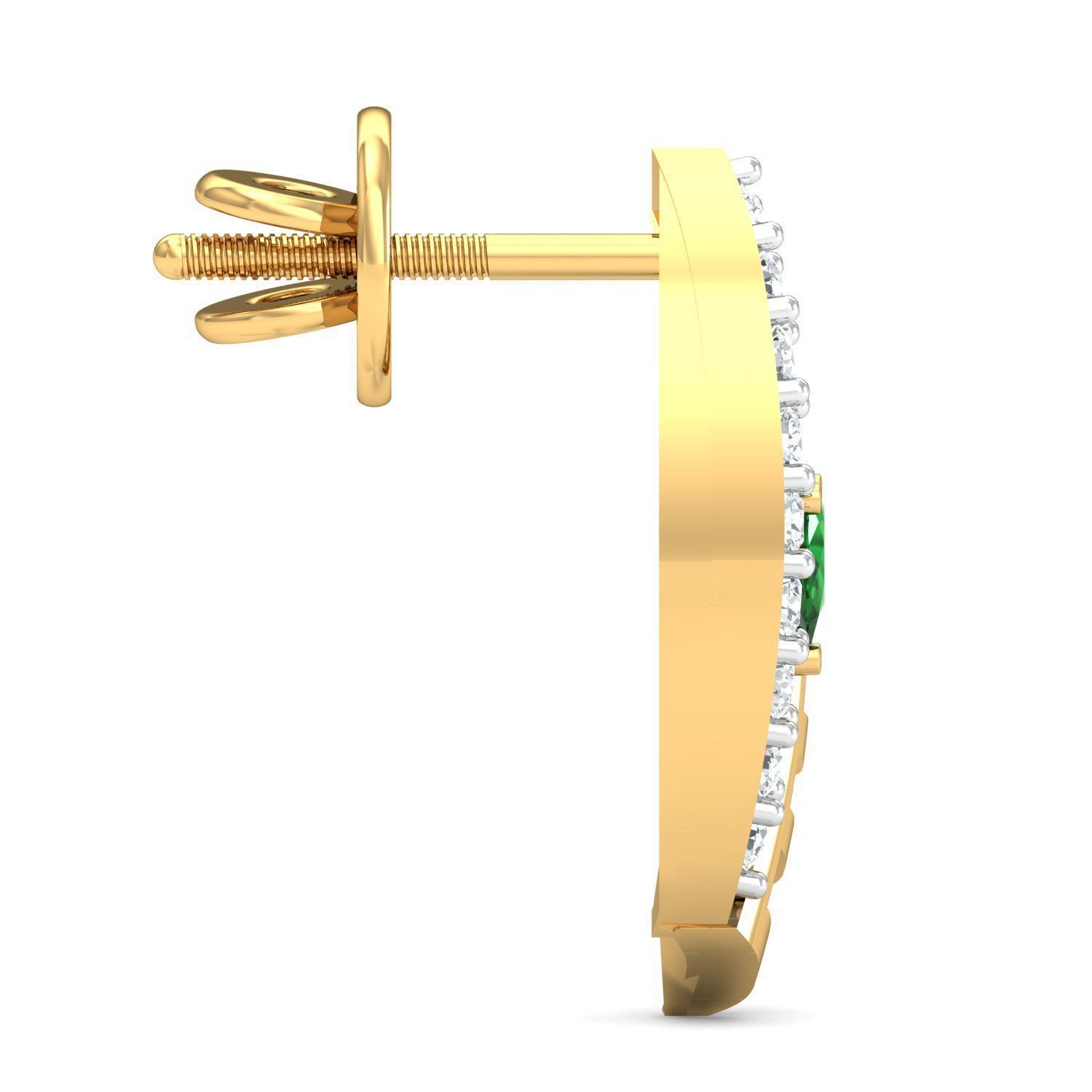 Women Ring Earrings Pendant set 3dm stl 3mf glb render details 3D print model_17