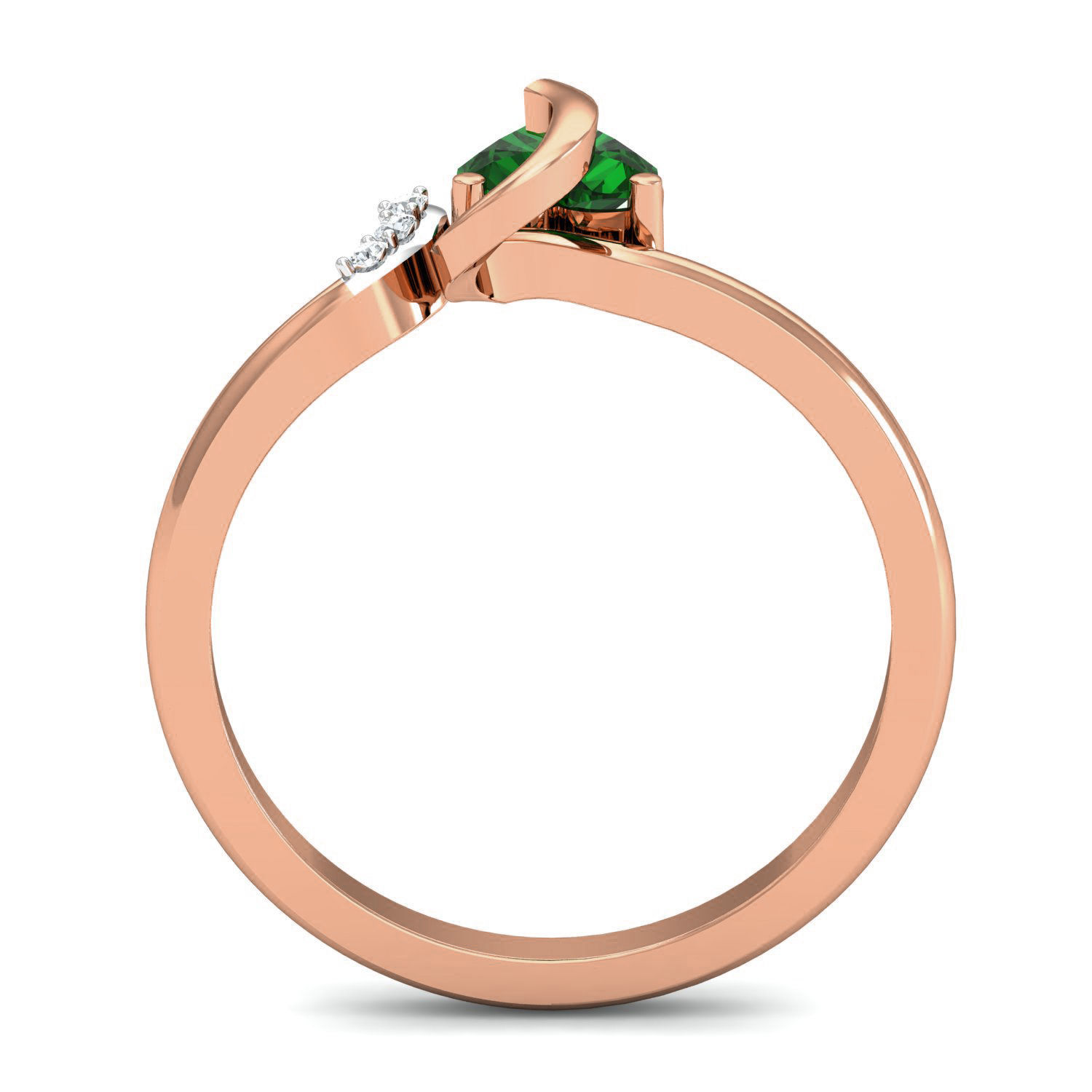 Women Ring Earrings Pendant set 3dm stl 3mf glb render details 3D print model_28