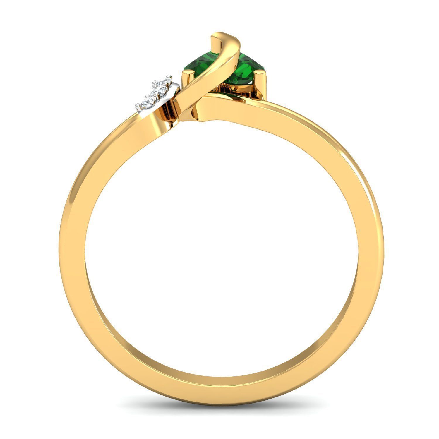 Women Ring Earrings Pendant set 3dm stl 3mf glb render details 3D print model_27