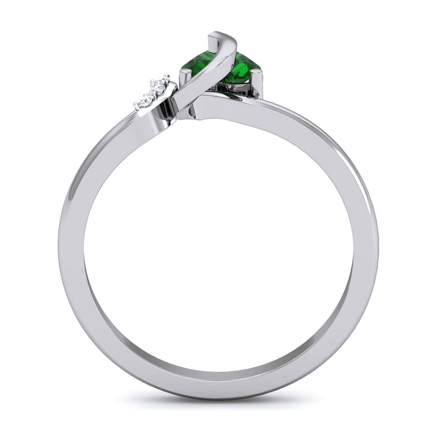 Women Ring Earrings Pendant set 3dm stl 3mf glb render details 3D print model_26