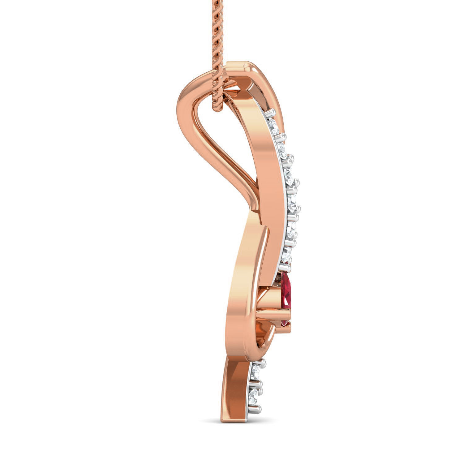 Women Ring Earrings Pendant set 3dm stl 3mf glb render details 3D print model_6