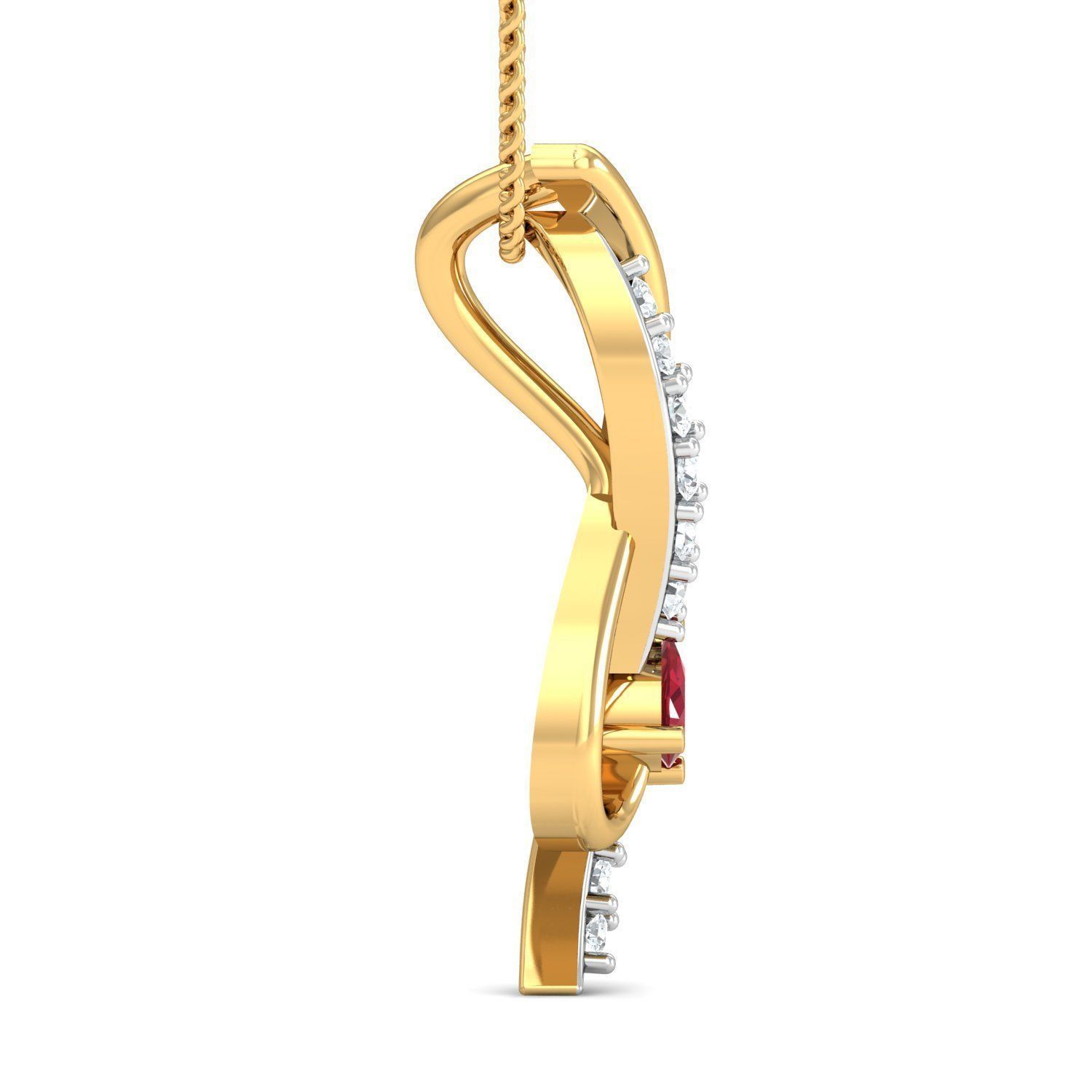 Women Ring Earrings Pendant set 3dm stl 3mf glb render details 3D print model_5