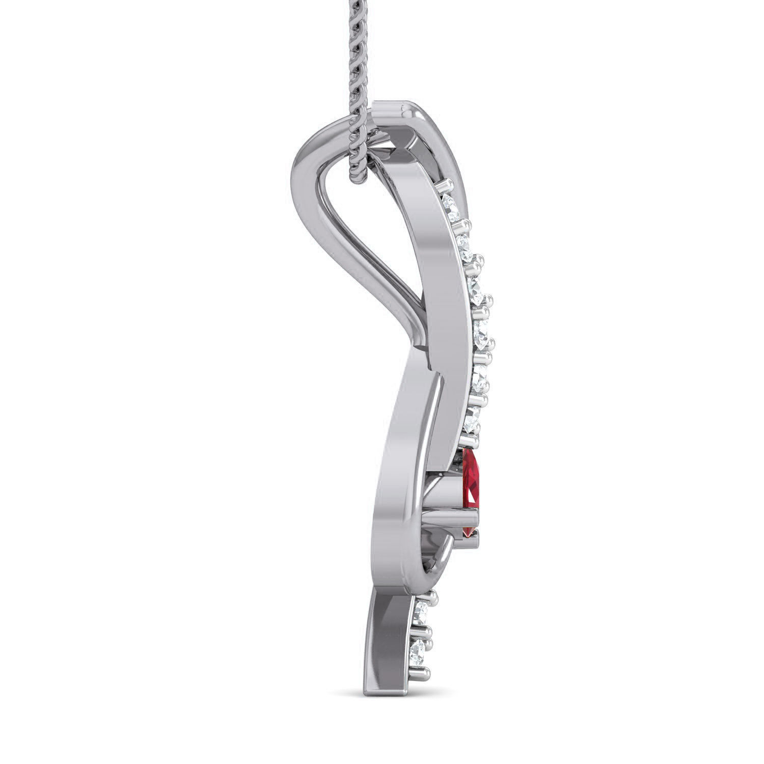 Women Ring Earrings Pendant set 3dm stl 3mf glb render details 3D print model_7