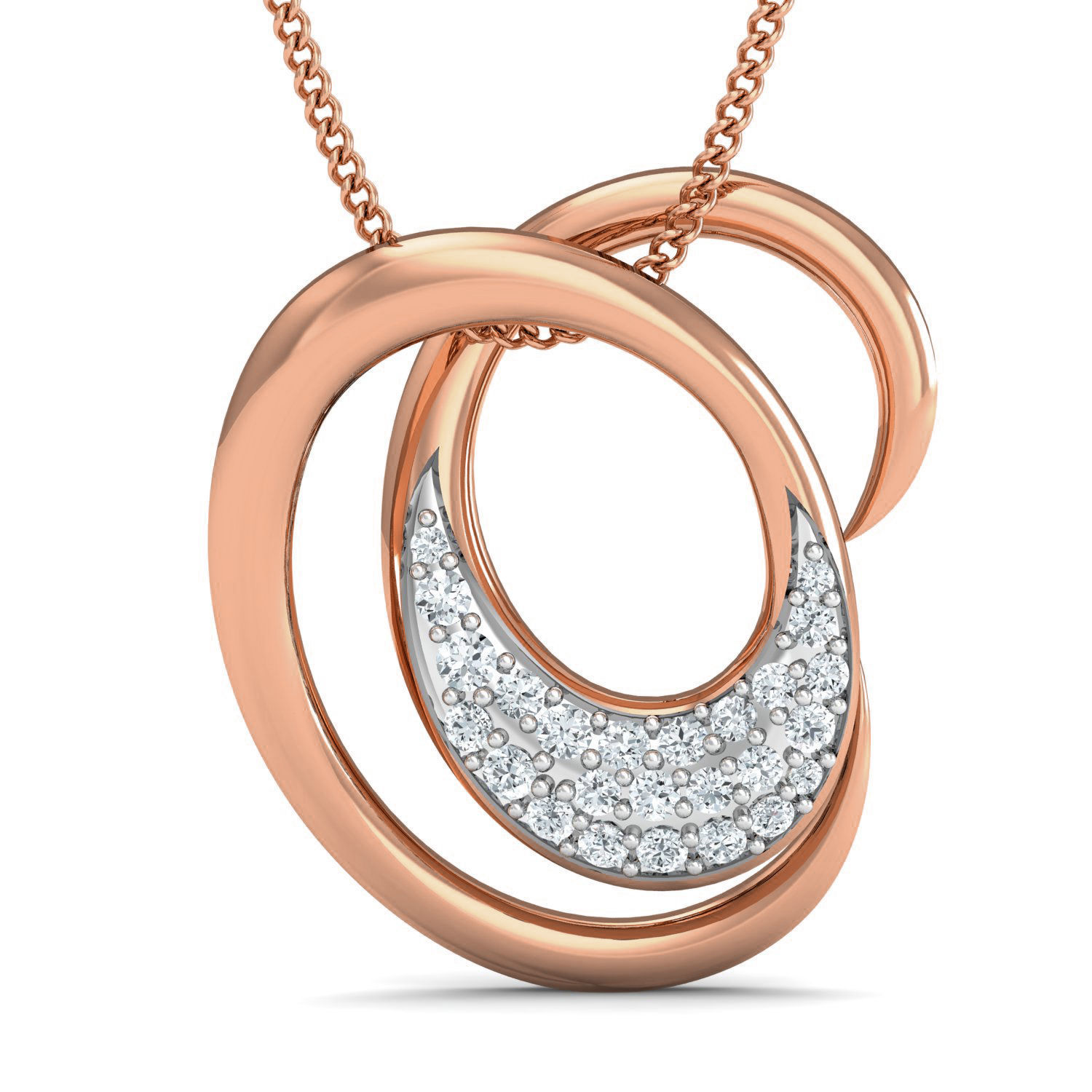 Women Ring Earrings Pendant set 3dm stl 3mf glb render details 3D print model_2