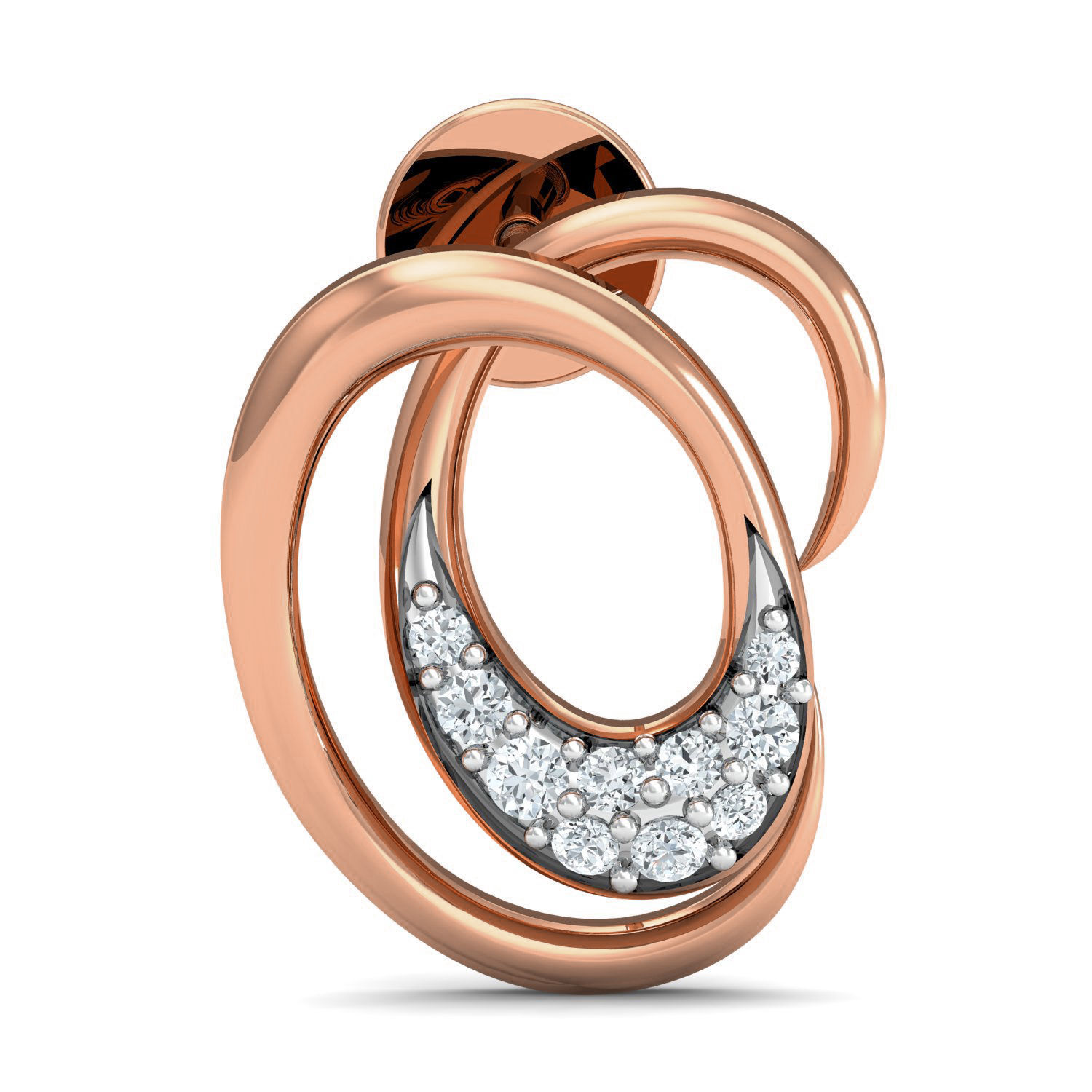 Women Ring Earrings Pendant set 3dm stl 3mf glb render details 3D print model_16