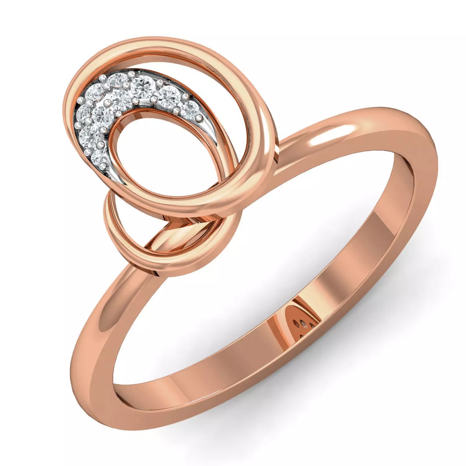 Women Ring Earrings Pendant set 3dm stl 3mf glb render details 3D print model_0