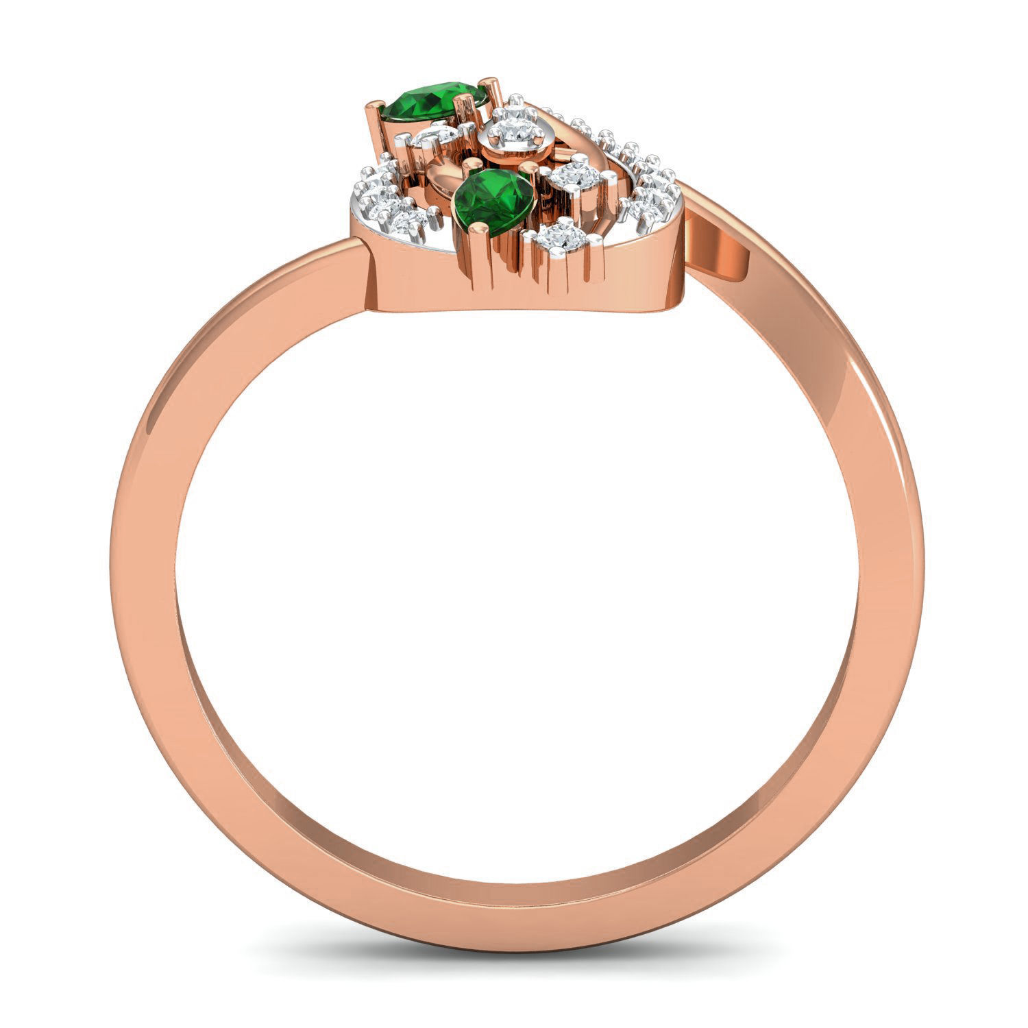 Women Ring Earrings Pendant set 3dm stl 3mf glb render details 3D print model_28