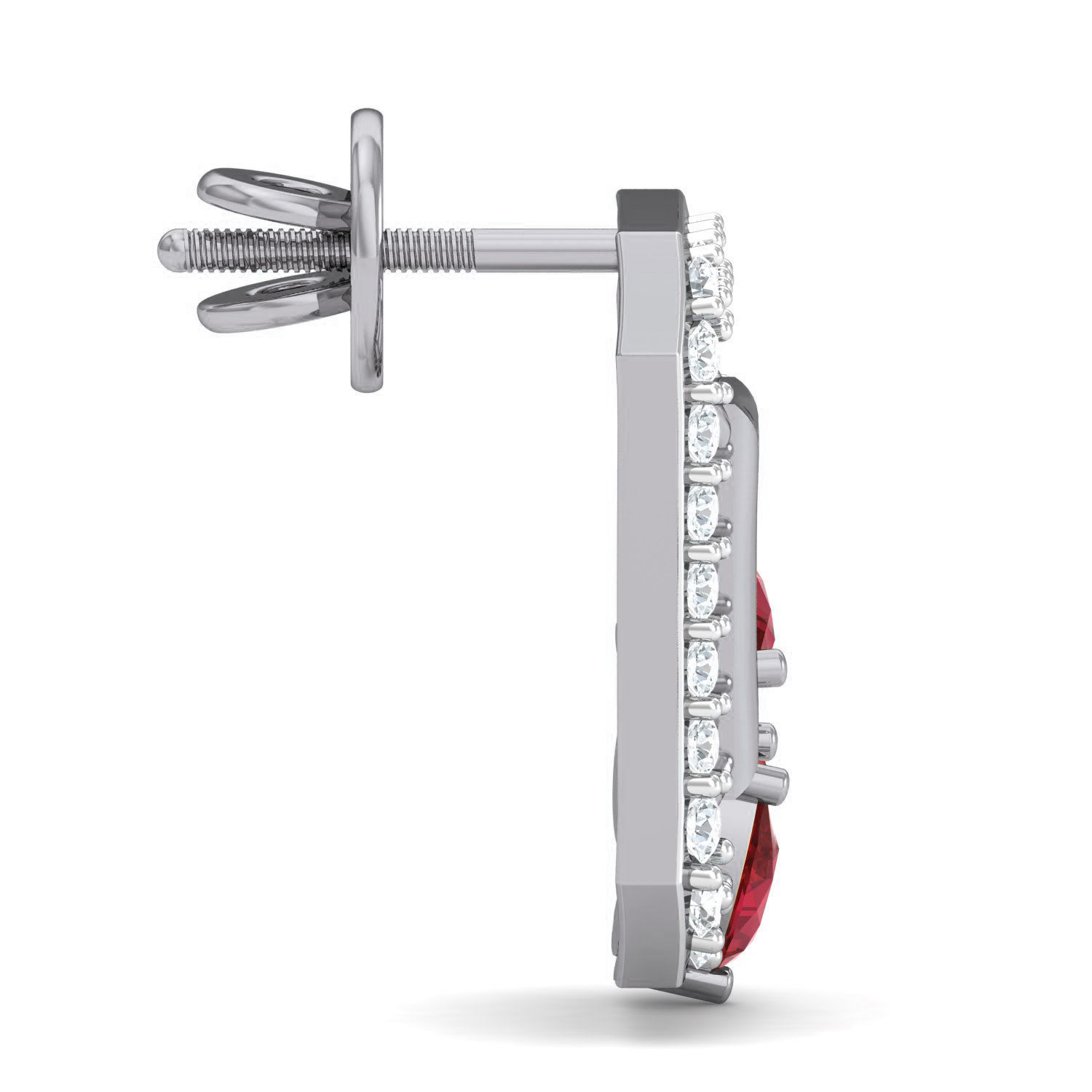 Women Ring Earrings Pendant set 3dm stl 3mf glb render details 3D print model_18