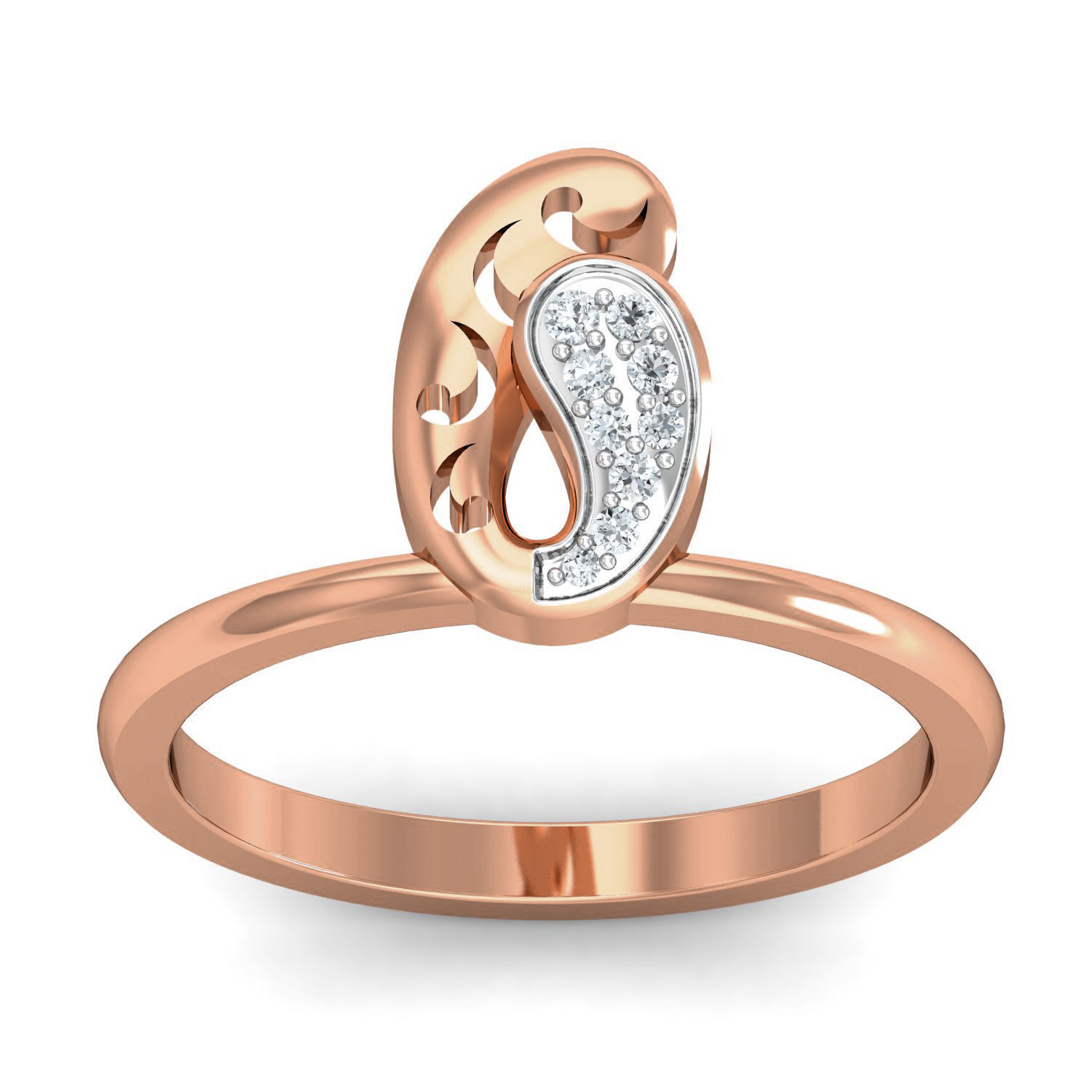 Women Ring Earrings Pendant set 3dm stl 3mf glb render details 3D print model_24