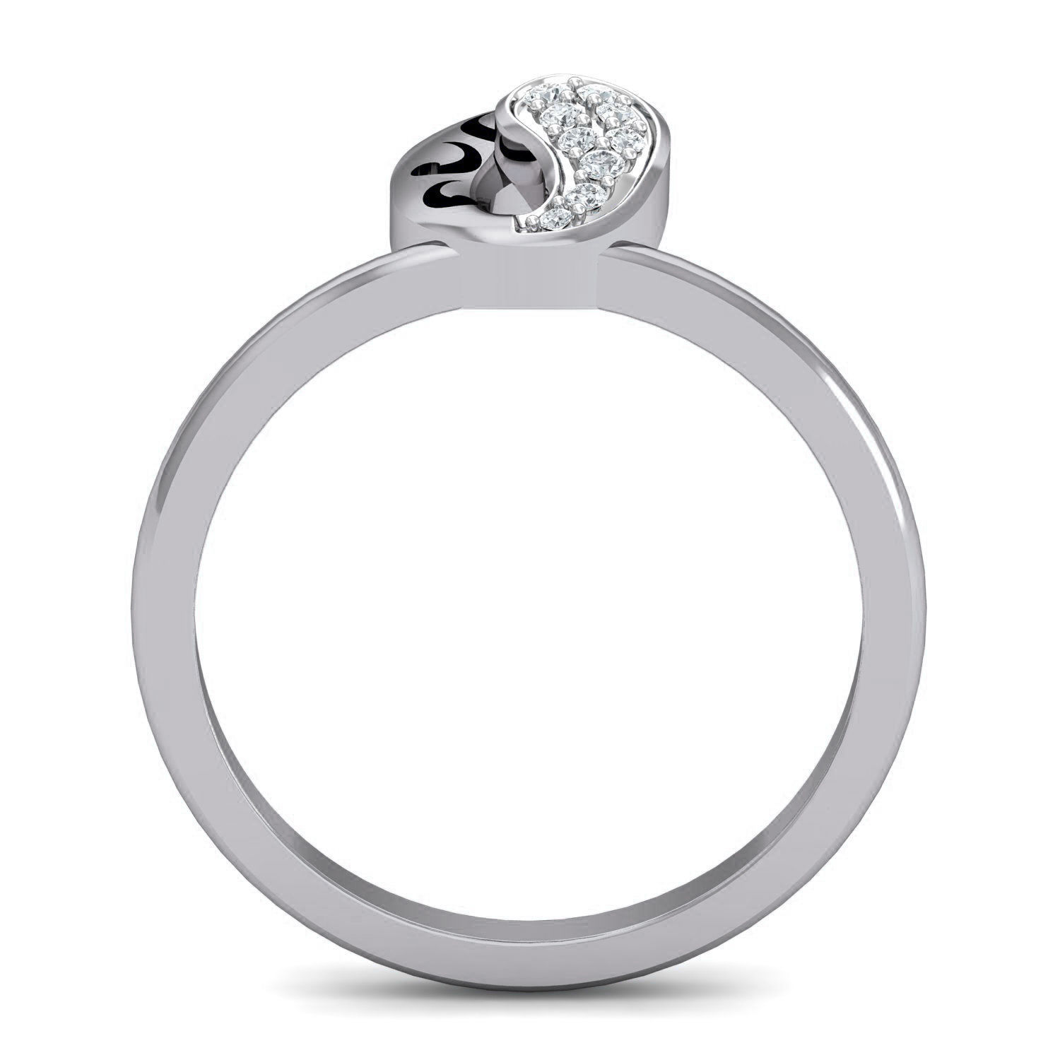 Women Ring Earrings Pendant set 3dm stl 3mf glb render details 3D print model_26