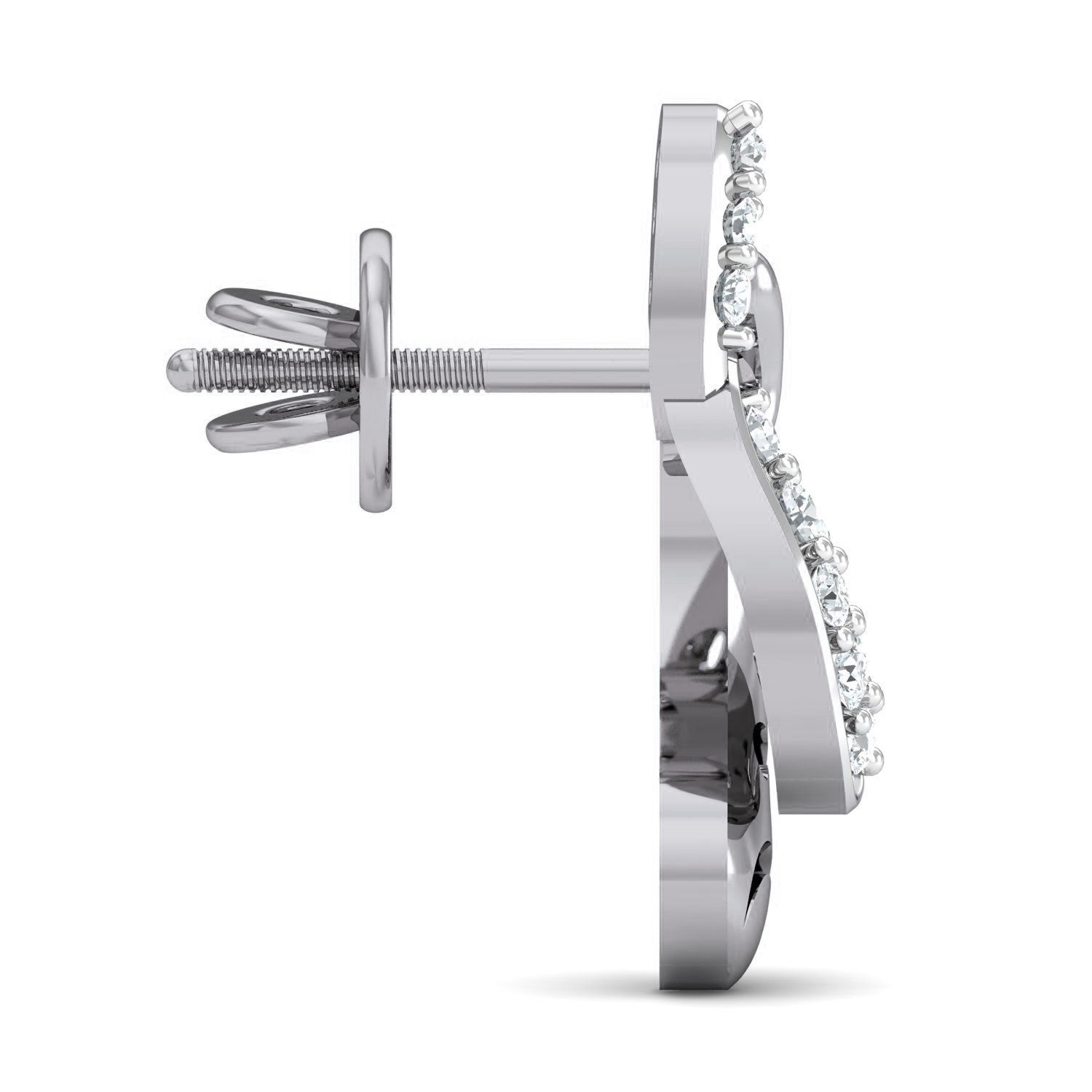 Women Ring Earrings Pendant set 3dm stl 3mf glb render details 3D print model_18