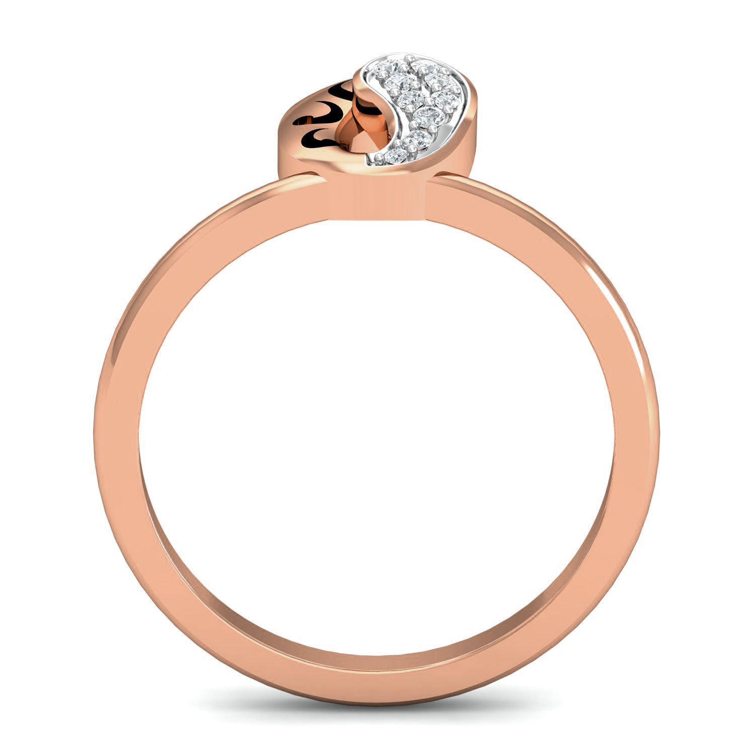 Women Ring Earrings Pendant set 3dm stl 3mf glb render details 3D print model_28