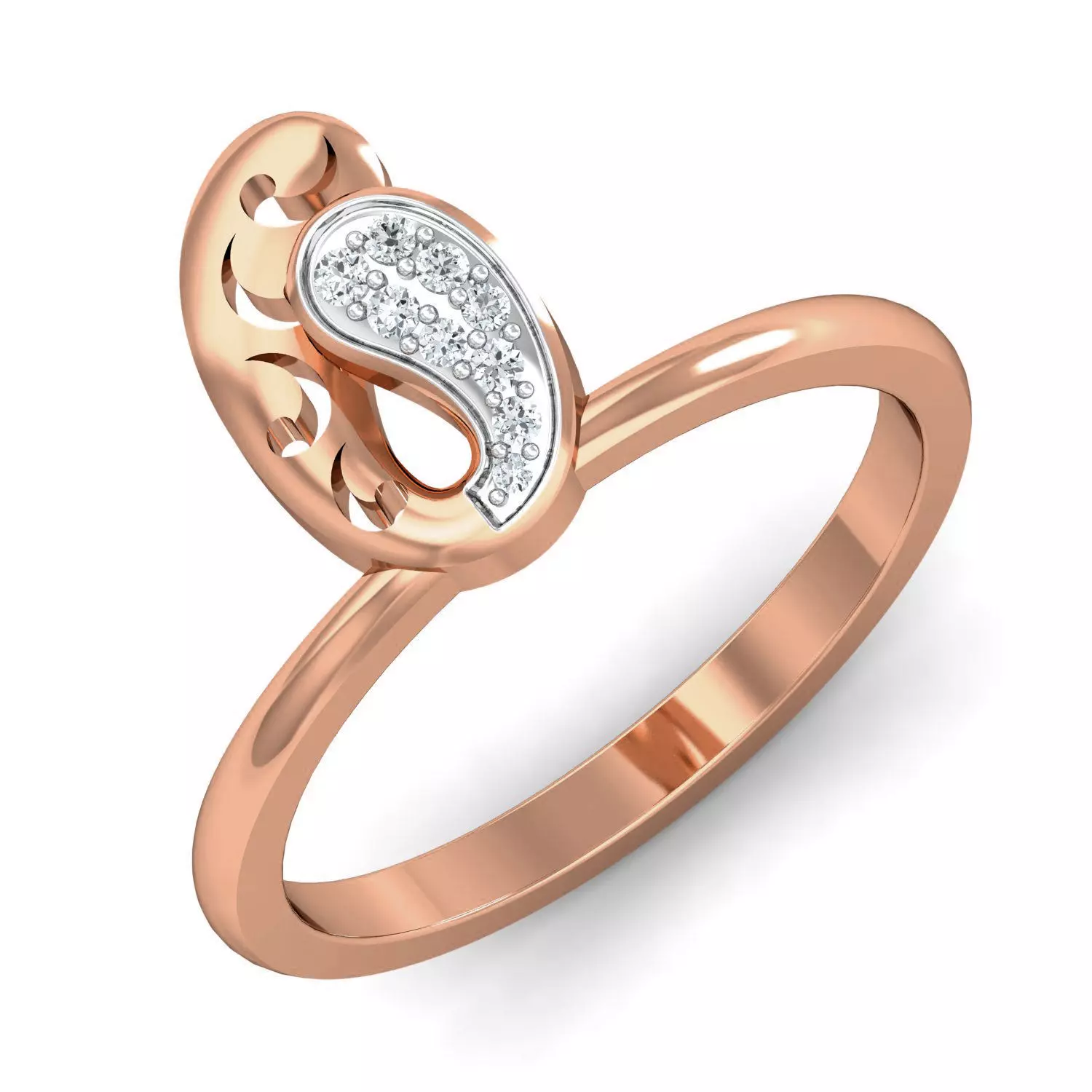 Women Ring Earrings Pendant set 3dm stl 3mf glb render details 3D print model_0