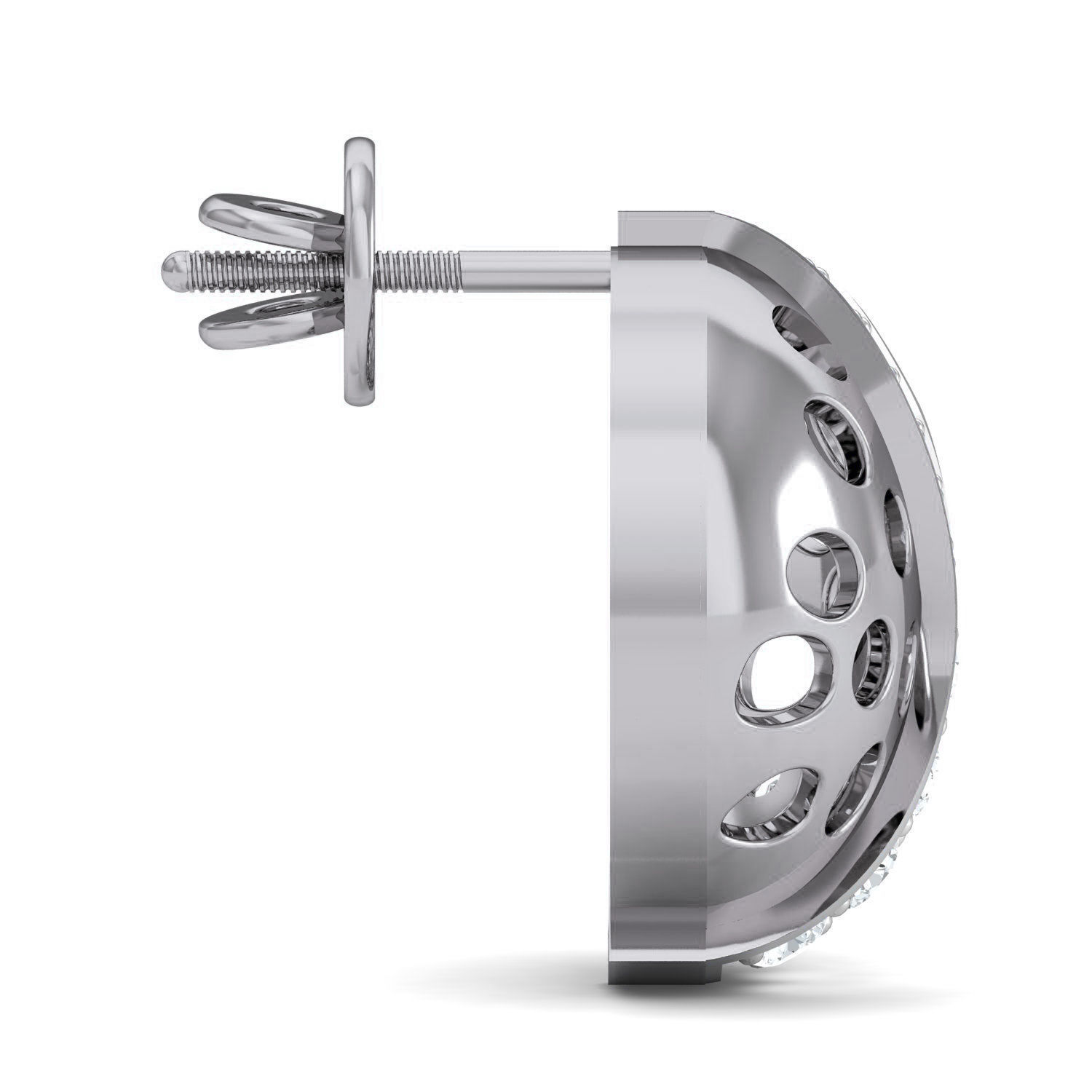 Women Ring Earrings Pendant set 3dm stl 3mf glb render details 3D print model_17