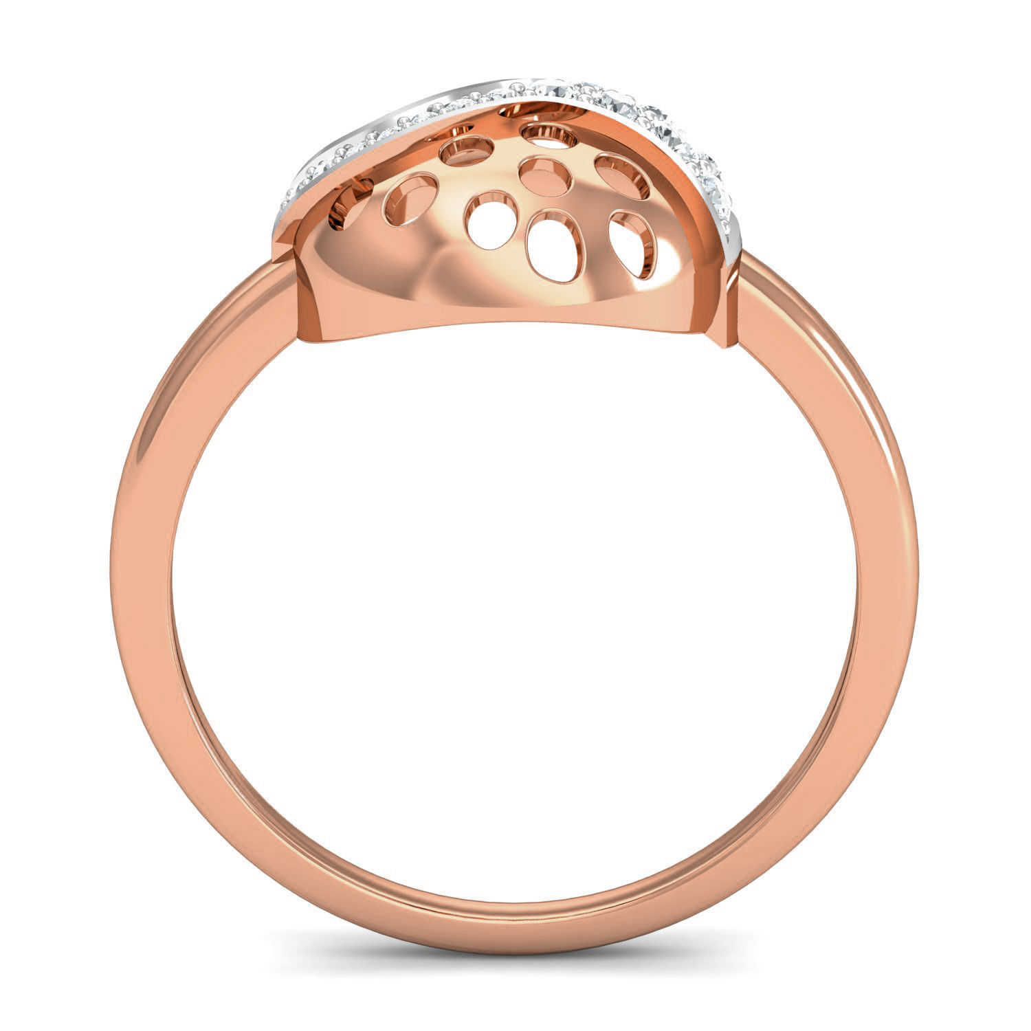 Women Ring Earrings Pendant set 3dm stl 3mf glb render details 3D print model_28