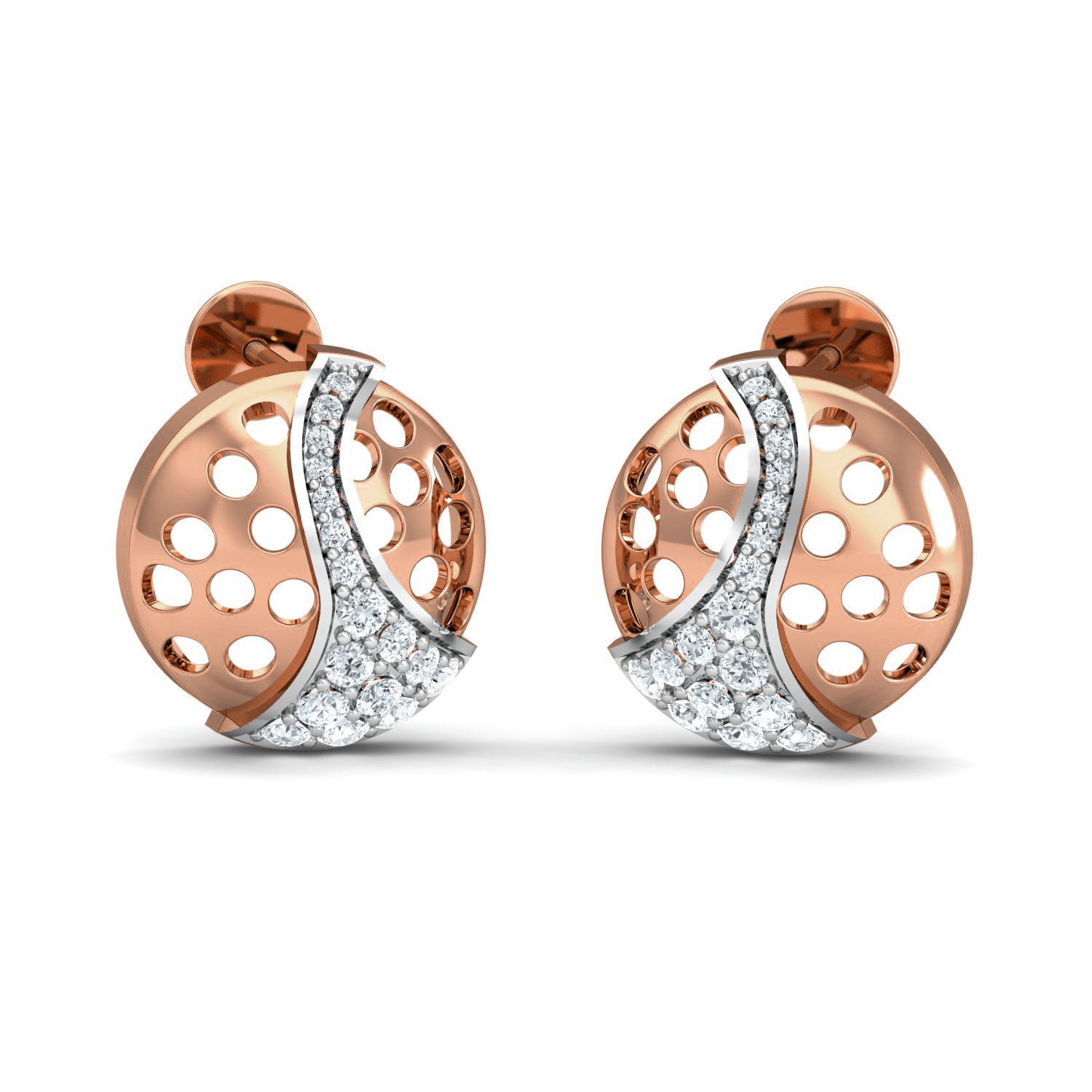 Women Ring Earrings Pendant set 3dm stl 3mf glb render details 3D print model_1