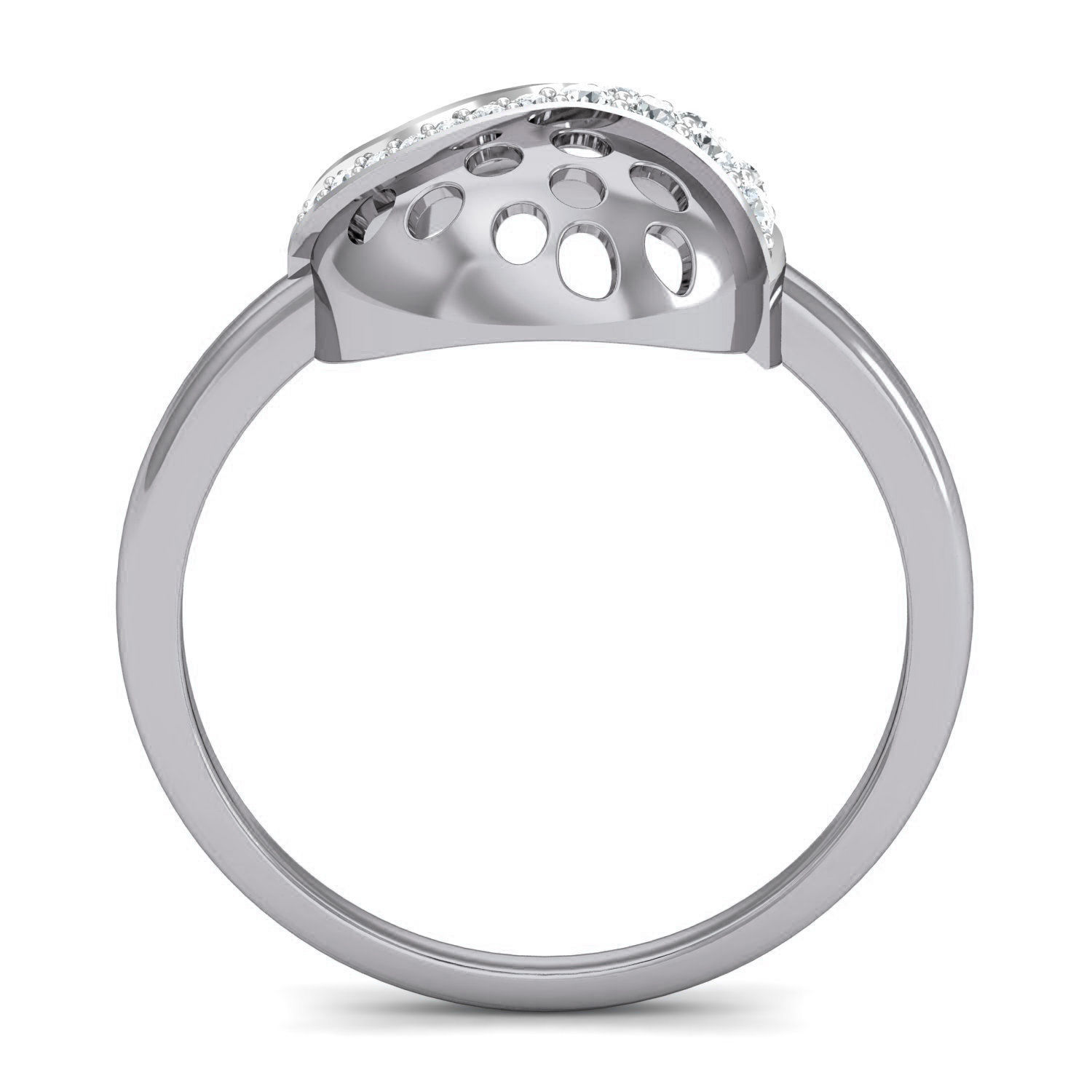 Women Ring Earrings Pendant set 3dm stl 3mf glb render details 3D print model_27