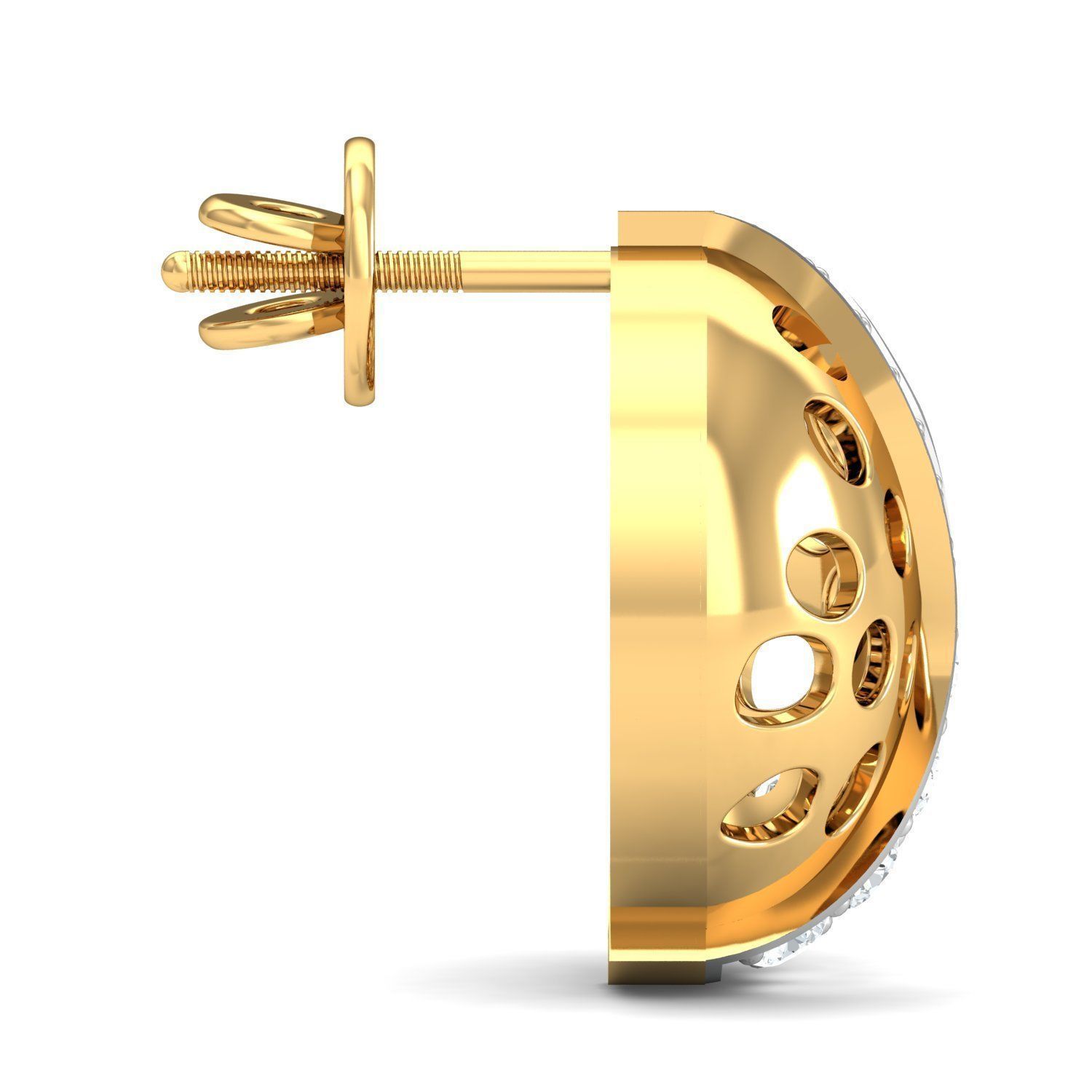 Women Ring Earrings Pendant set 3dm stl 3mf glb render details 3D print model_18