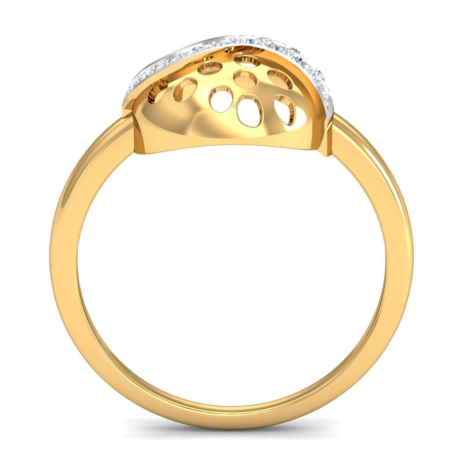 Women Ring Earrings Pendant set 3dm stl 3mf glb render details 3D print model_26