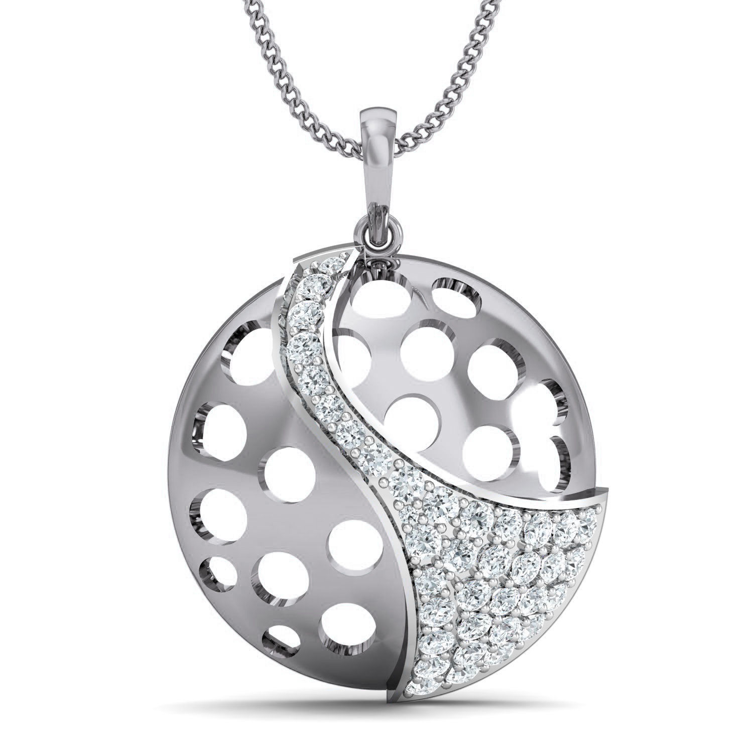 Women Ring Earrings Pendant set 3dm stl 3mf glb render details 3D print model_3