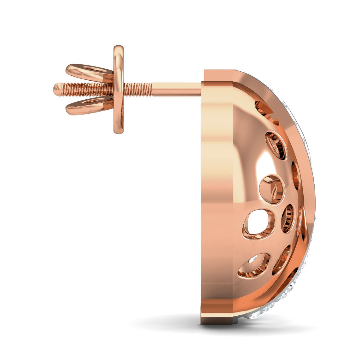 Women Ring Earrings Pendant set 3dm stl 3mf glb render details 3D print model_19