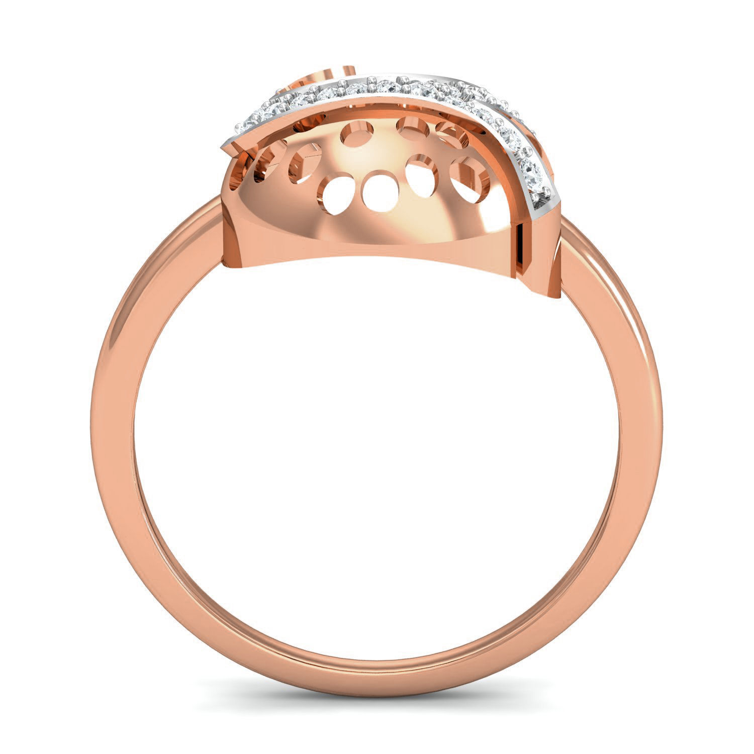 Women Ring Earrings Pendant set 3dm stl 3mf glb render details 3D print model_28