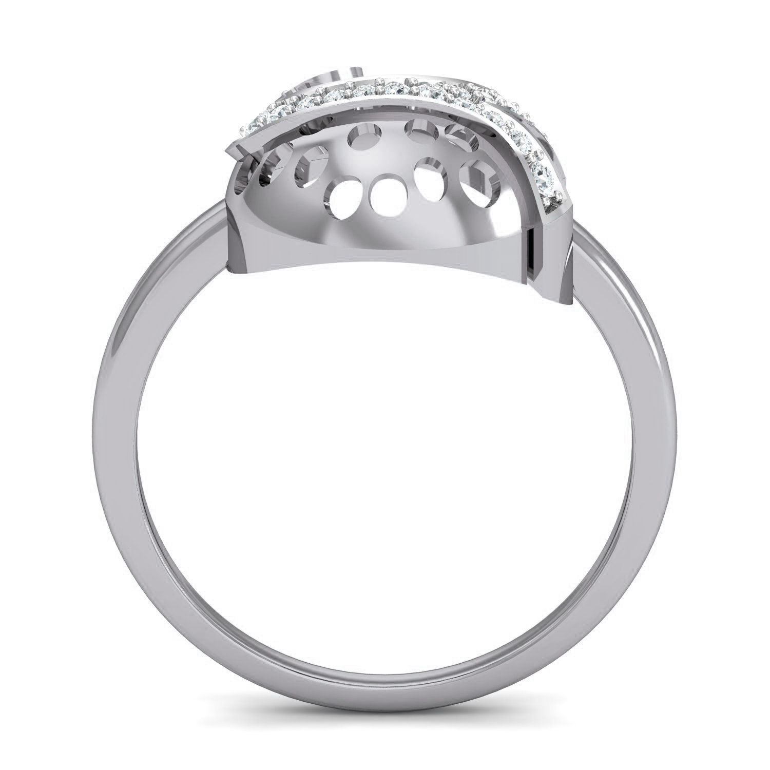 Women Ring Earrings Pendant set 3dm stl 3mf glb render details 3D print model_27