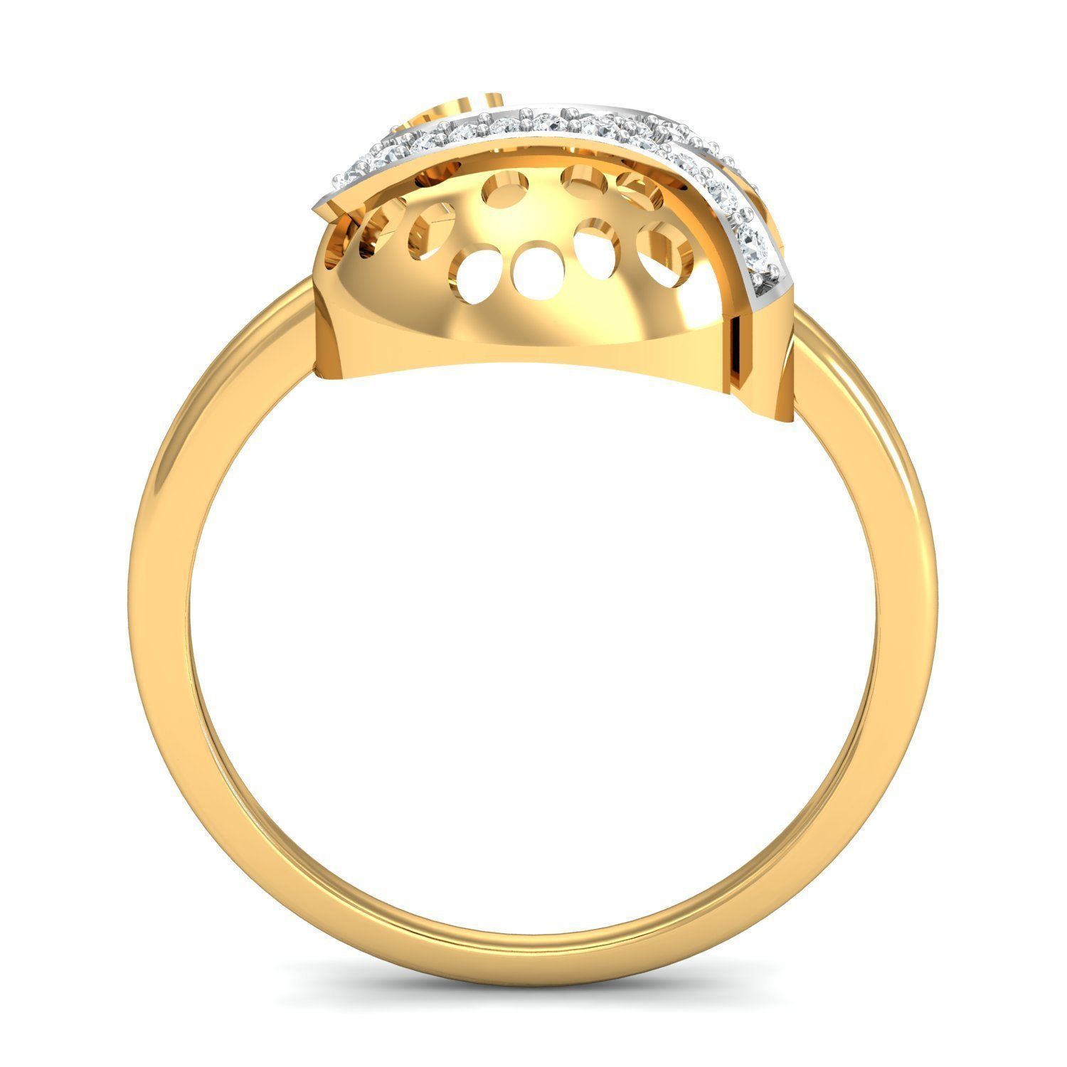 Women Ring Earrings Pendant set 3dm stl 3mf glb render details 3D print model_26