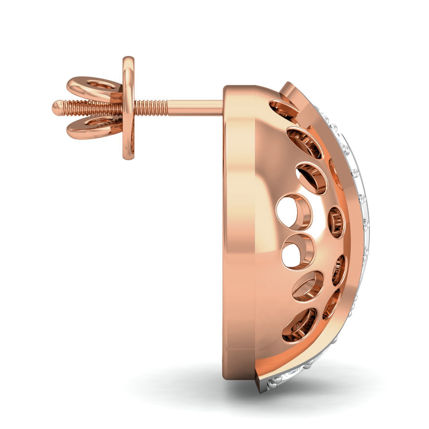 Women Ring Earrings Pendant set 3dm stl 3mf glb render details 3D print model_18