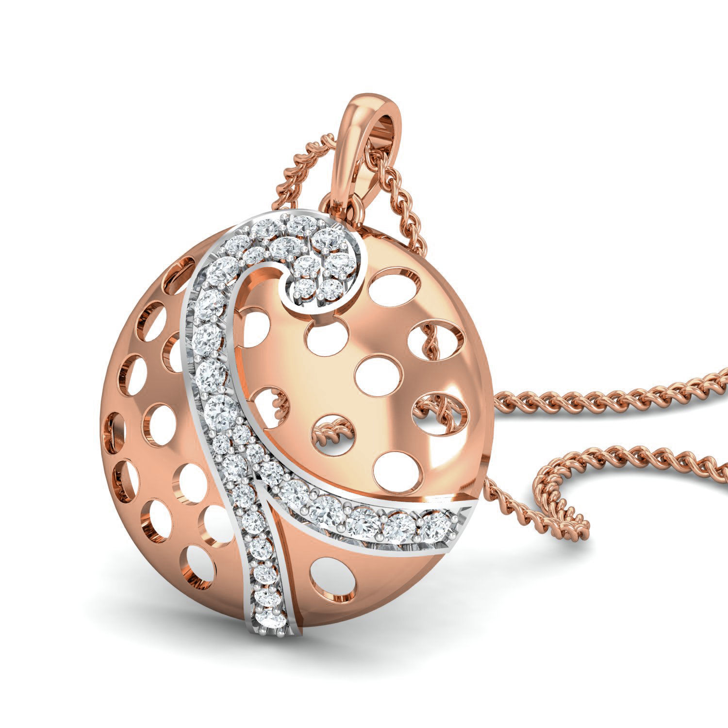 Women Ring Earrings Pendant set 3dm stl 3mf glb render details 3D print model_10