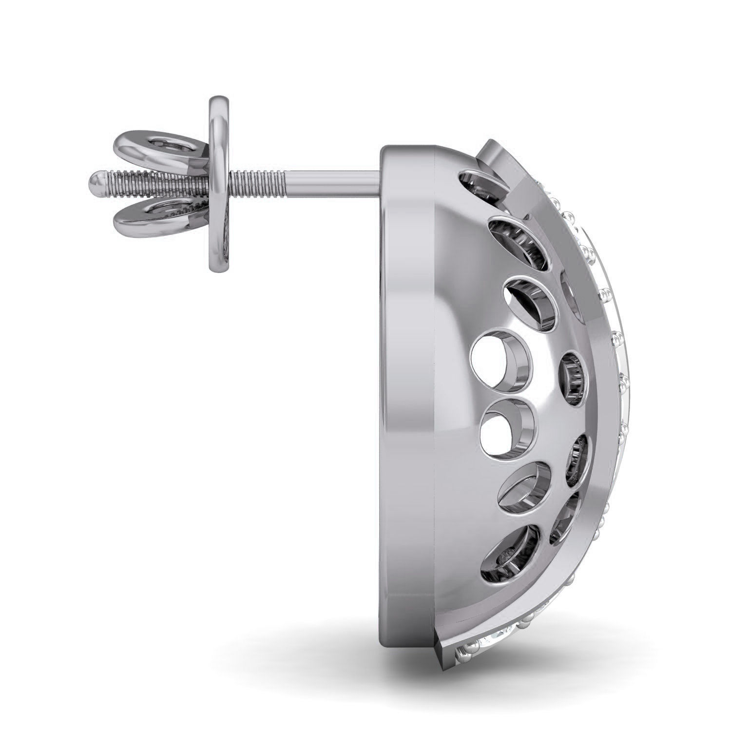 Women Ring Earrings Pendant set 3dm stl 3mf glb render details 3D print model_19