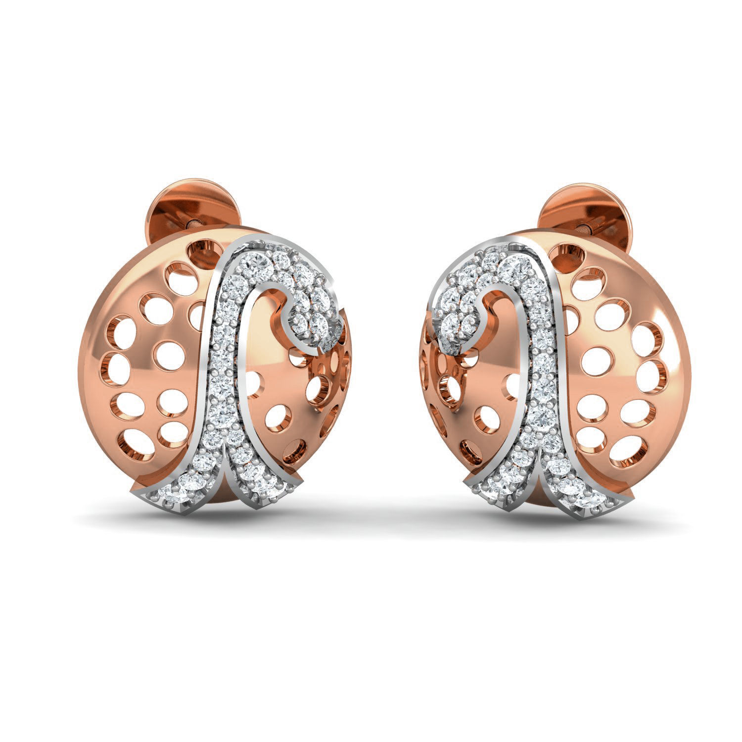 Women Ring Earrings Pendant set 3dm stl 3mf glb render details 3D print model_1