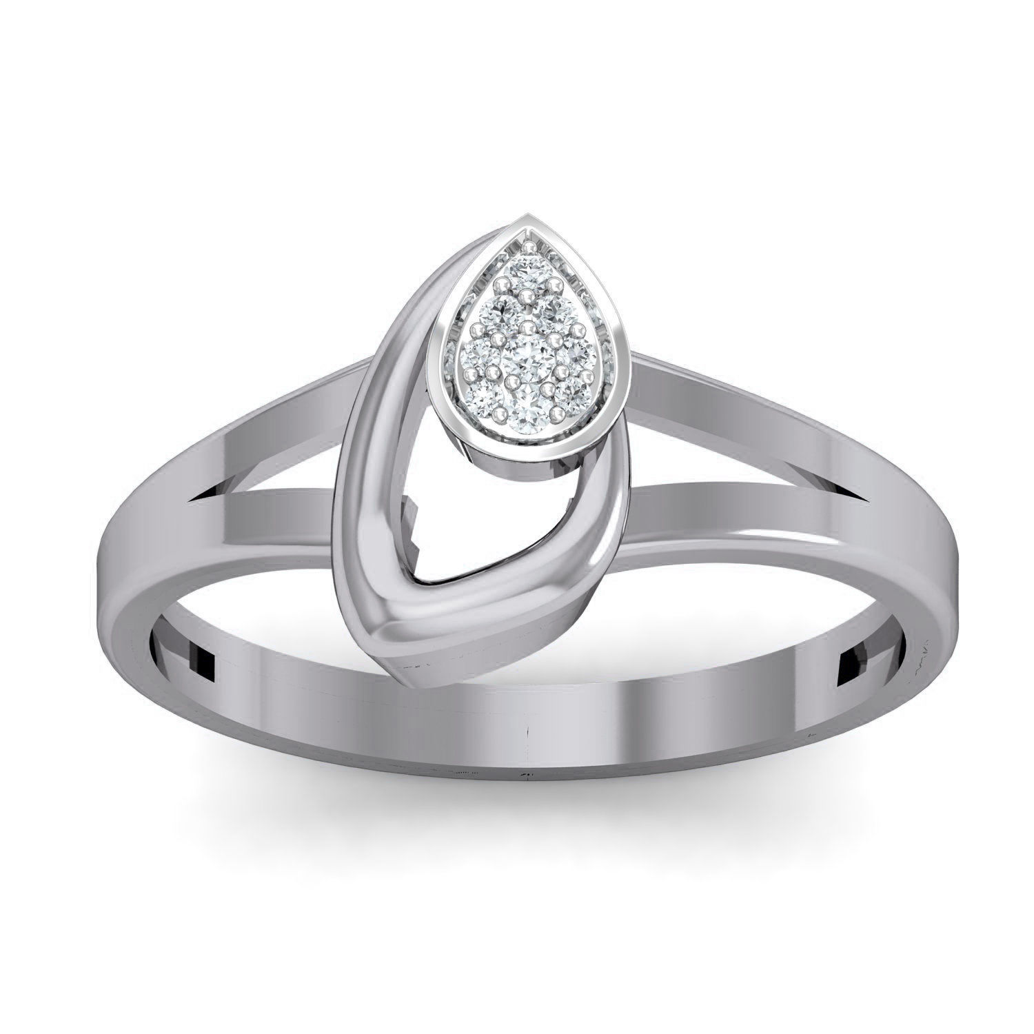 Women Ring Earrings Pendant set 3dm stl 3mf glb render details 3D print model_24