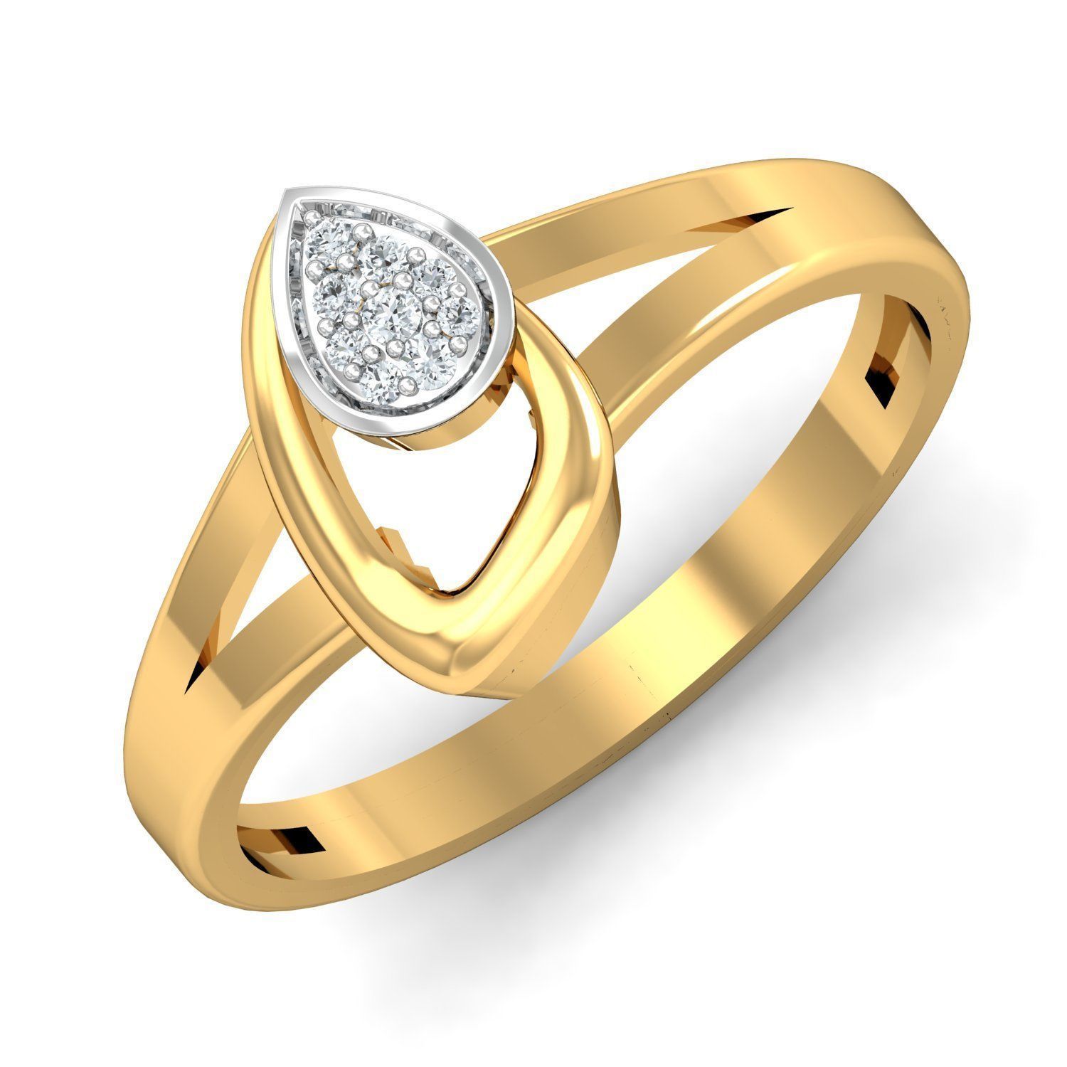 Women Ring Earrings Pendant set 3dm stl 3mf glb render details 3D print model_21