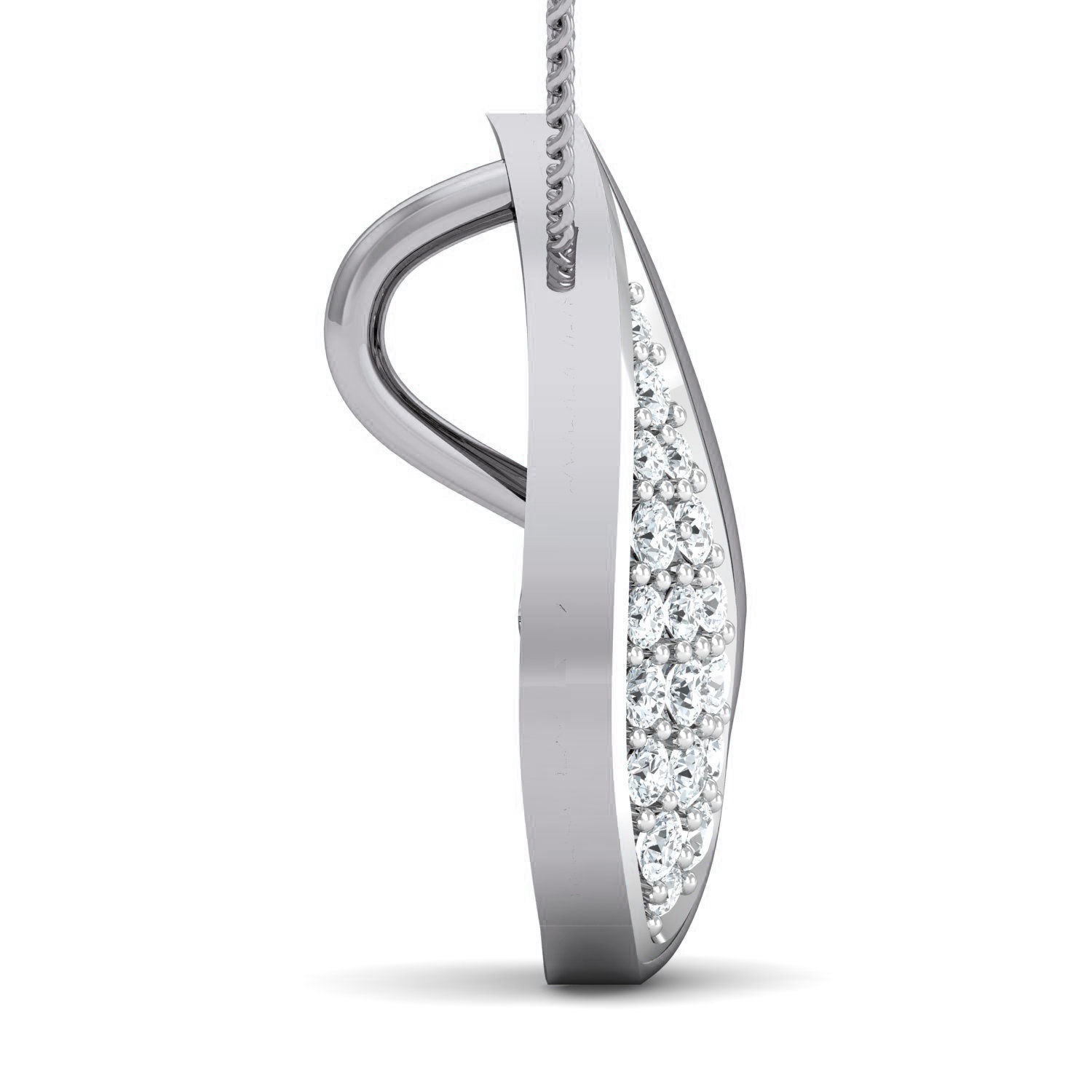 Women Ring Earrings Pendant set 3dm stl 3mf glb render details 3D print model_6