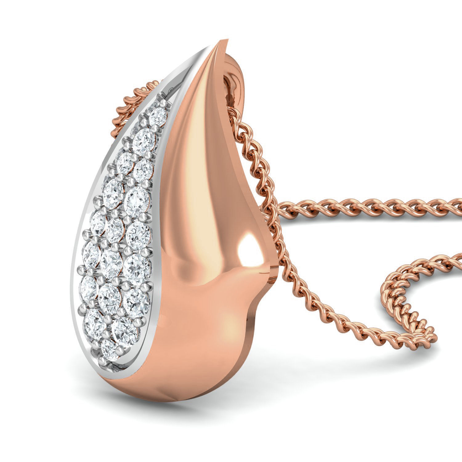 Women Ring Earrings Pendant set 3dm stl 3mf glb render details 3D print model_9