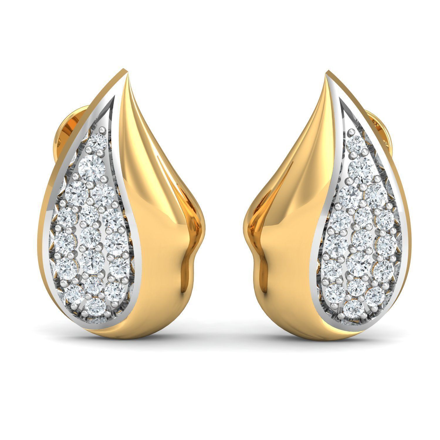 Women Ring Earrings Pendant set 3dm stl 3mf glb render details 3D print model_12