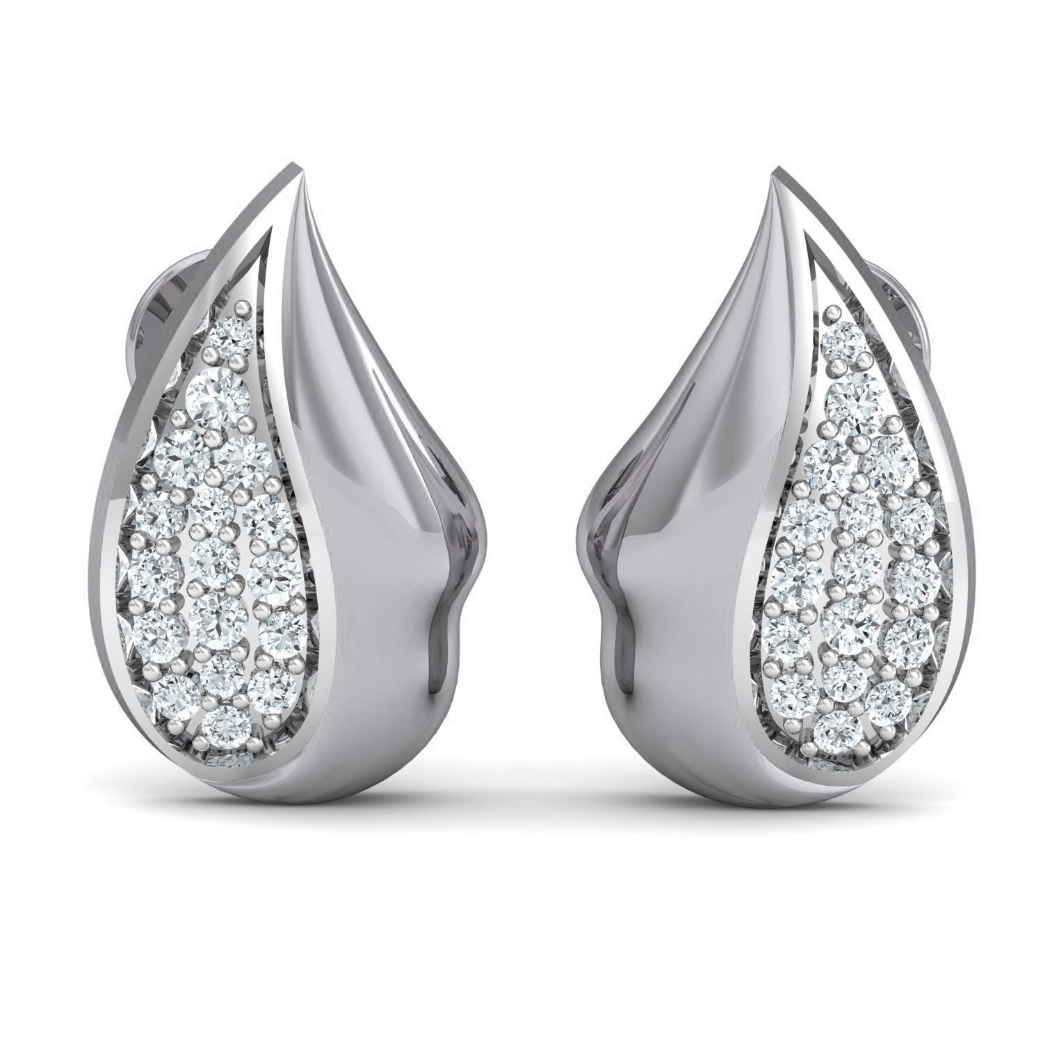 Women Ring Earrings Pendant set 3dm stl 3mf glb render details 3D print model_13