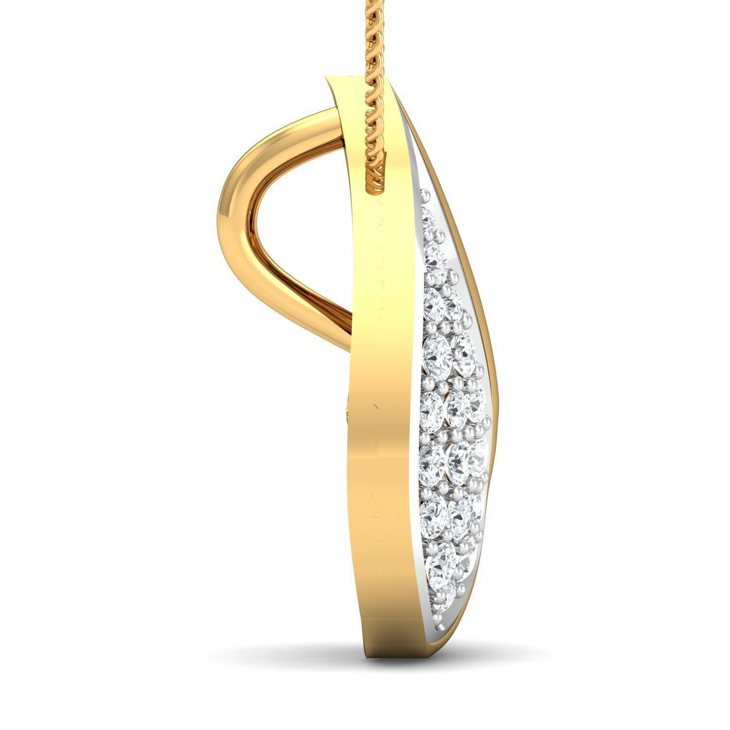 Women Ring Earrings Pendant set 3dm stl 3mf glb render details 3D print model_5