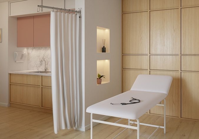Medical office 3D model 7