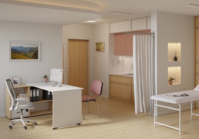 Medical office 3D model 5