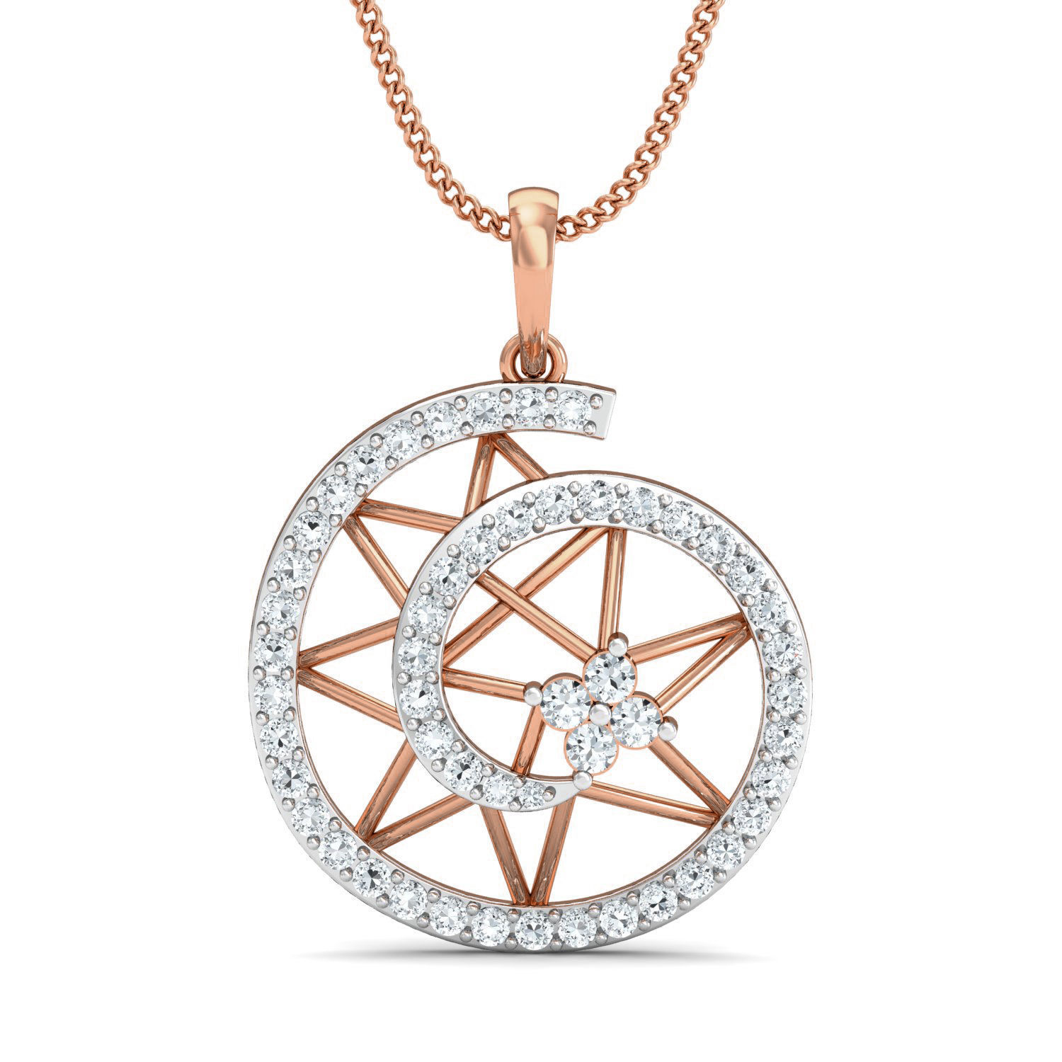 Women Ring Earrings Pendant set 3dm stl 3mf glb render details 3D print model_2