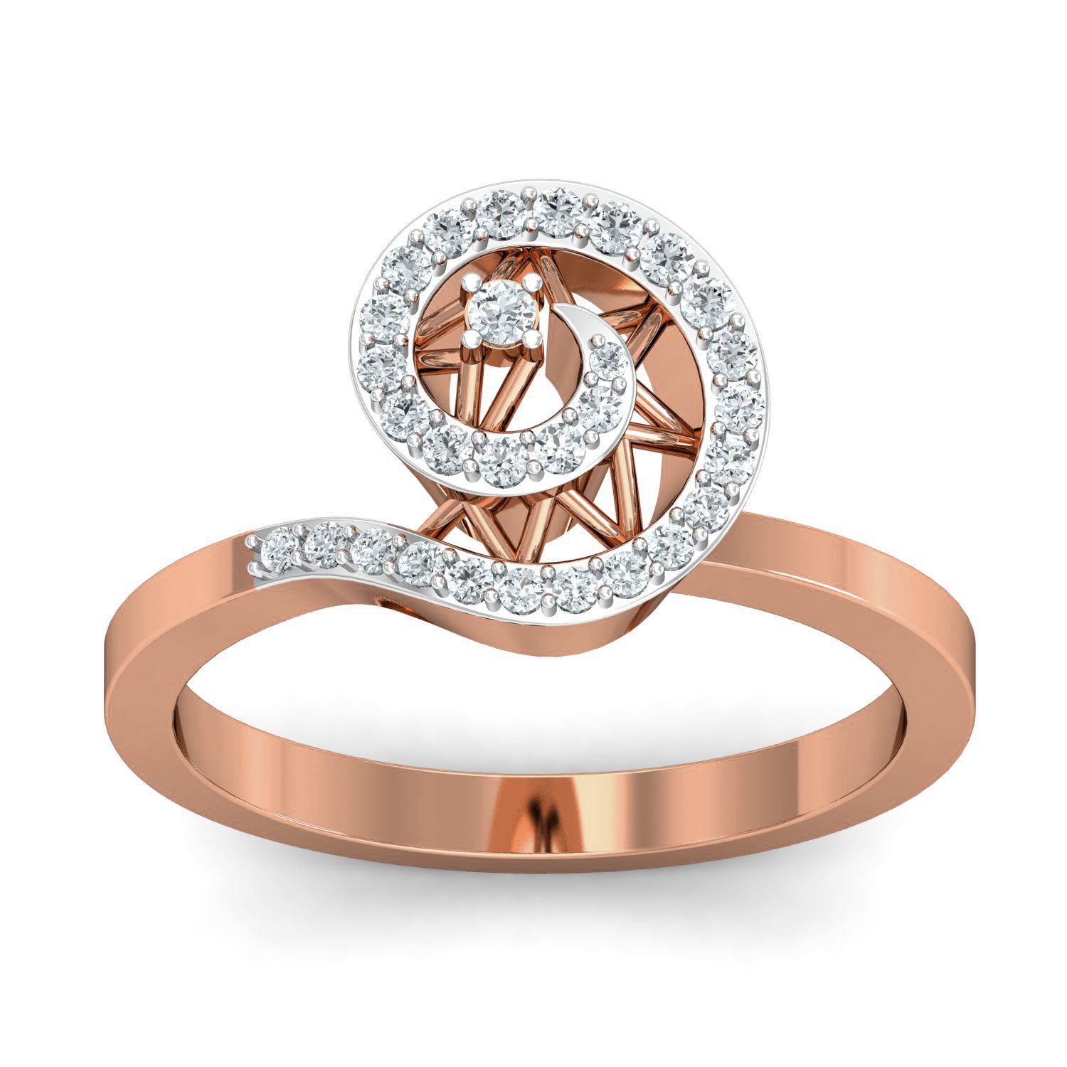 Women Ring Earrings Pendant set 3dm stl 3mf glb render details 3D print model_24