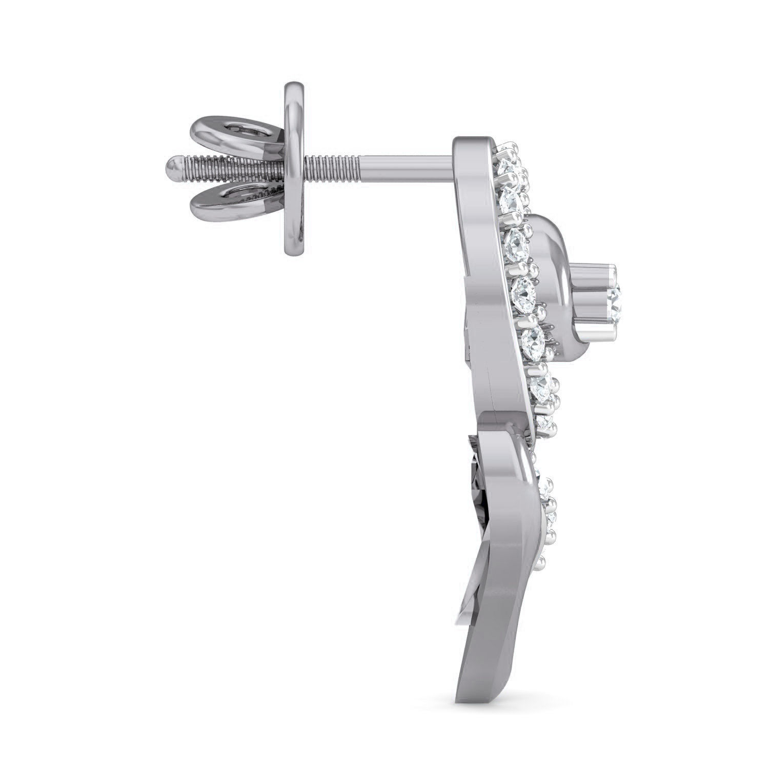 Women Ring Earrings Pendant set 3dm stl 3mf glb render details 3D print model_18